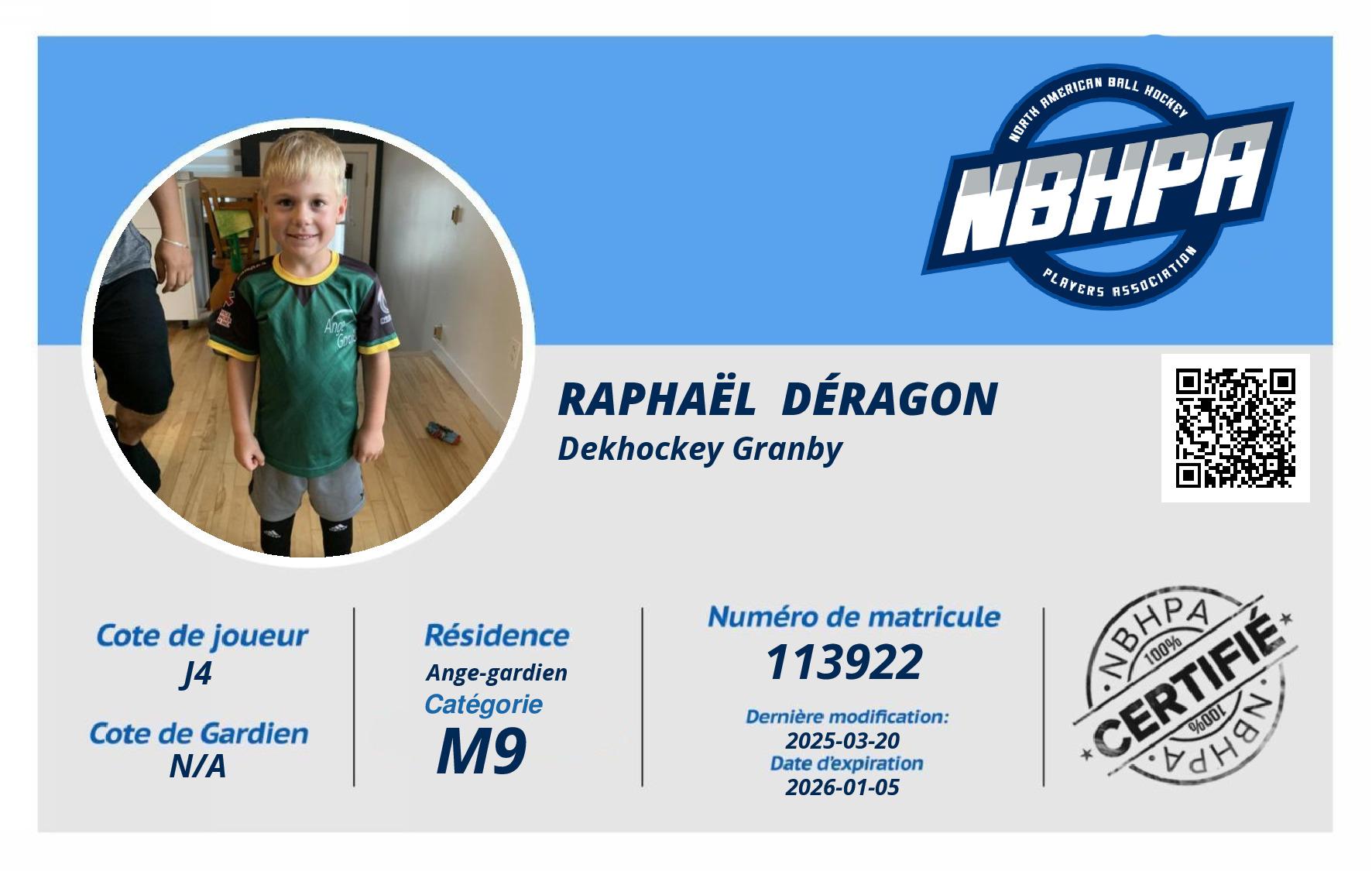 Raphaël  Déragon
