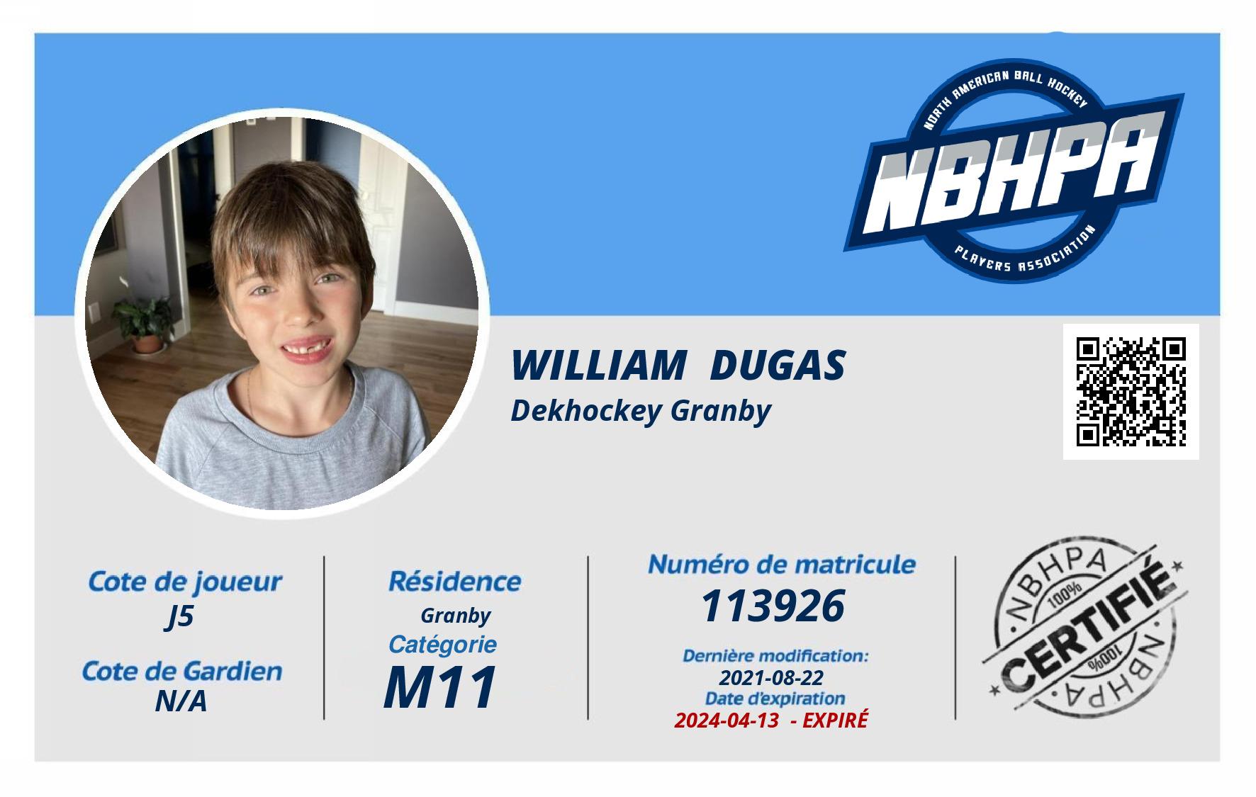 William  Dugas