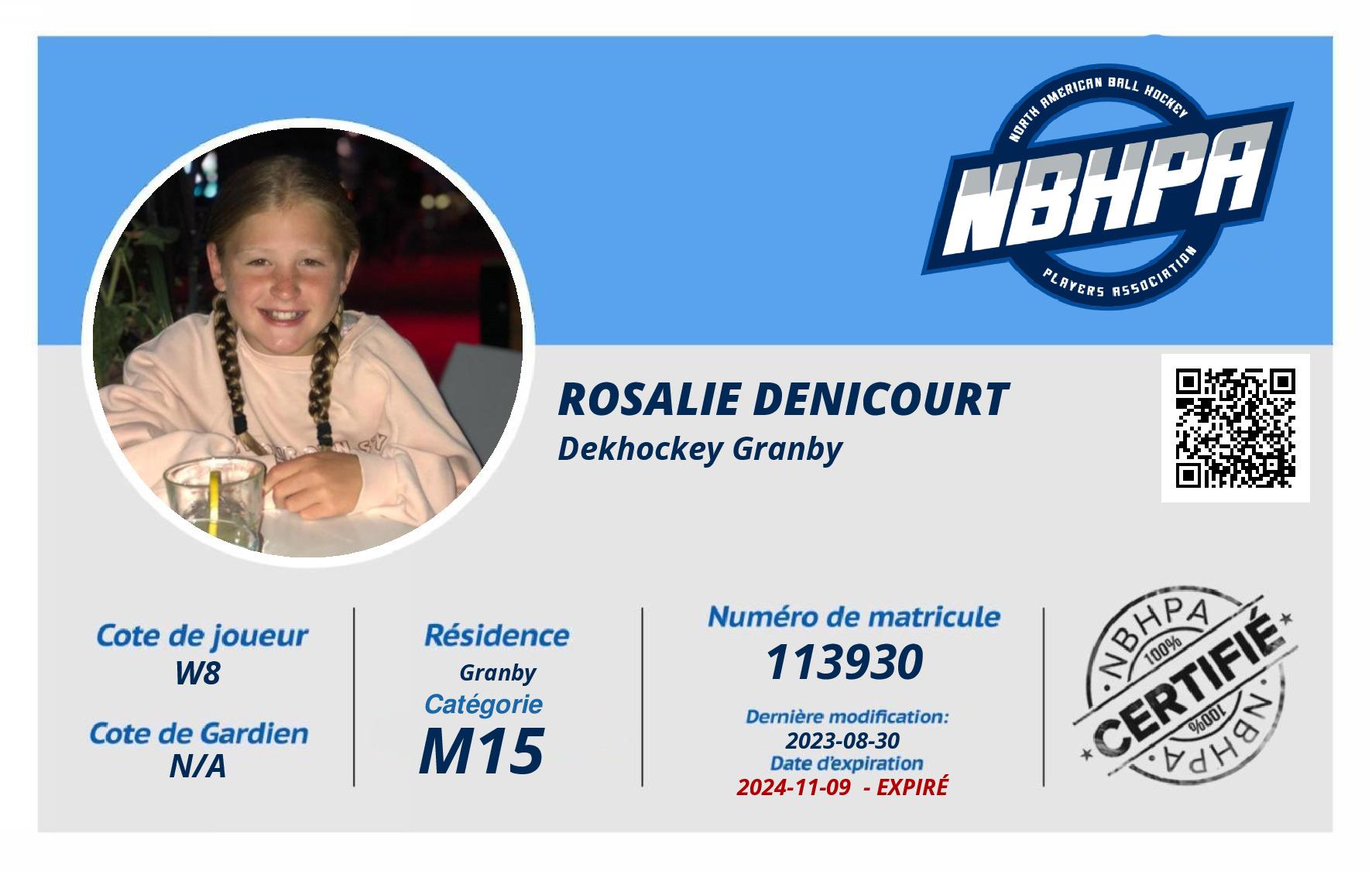 Rosalie Denicourt