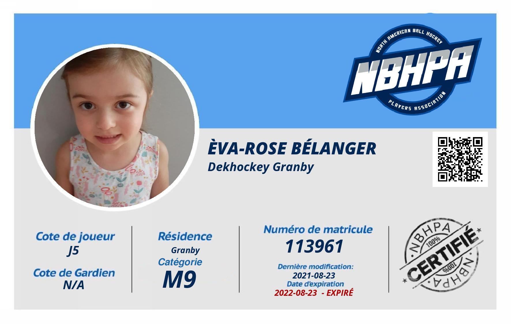 Èva-Rose Bélanger