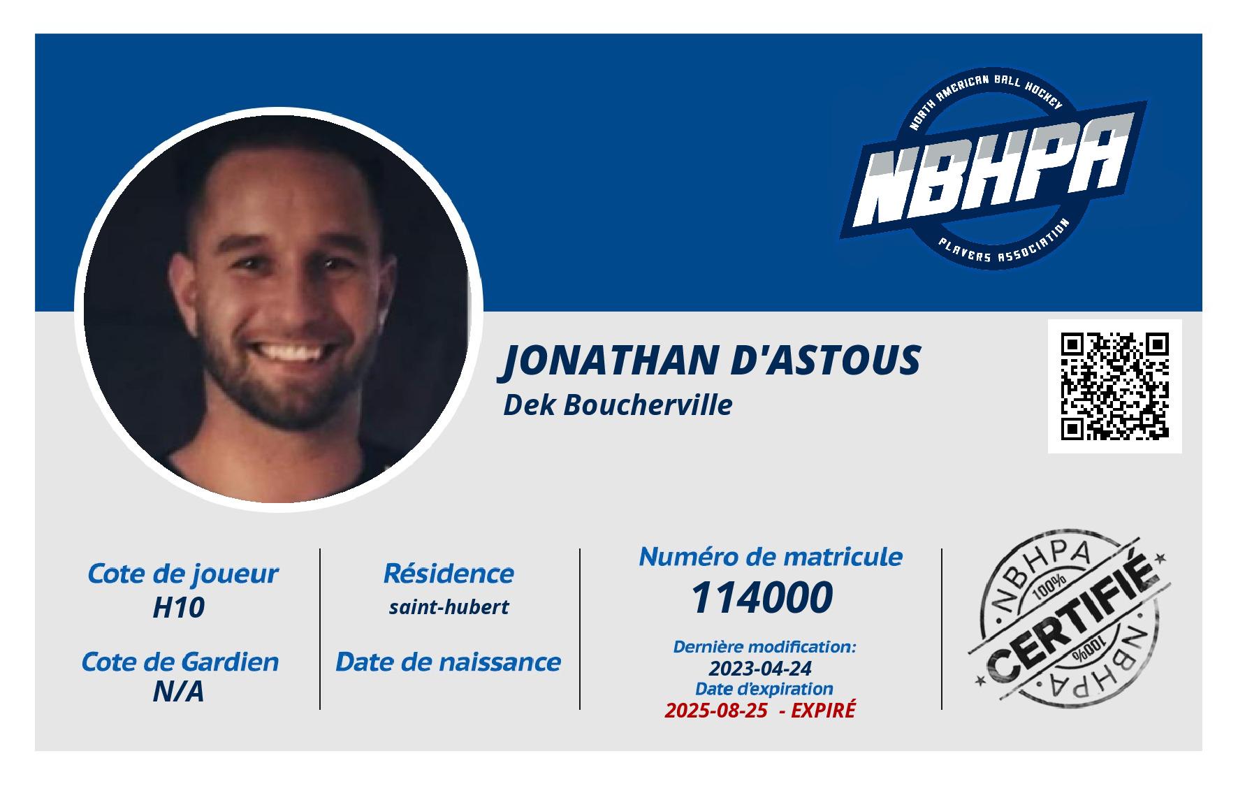jonathan D'astous