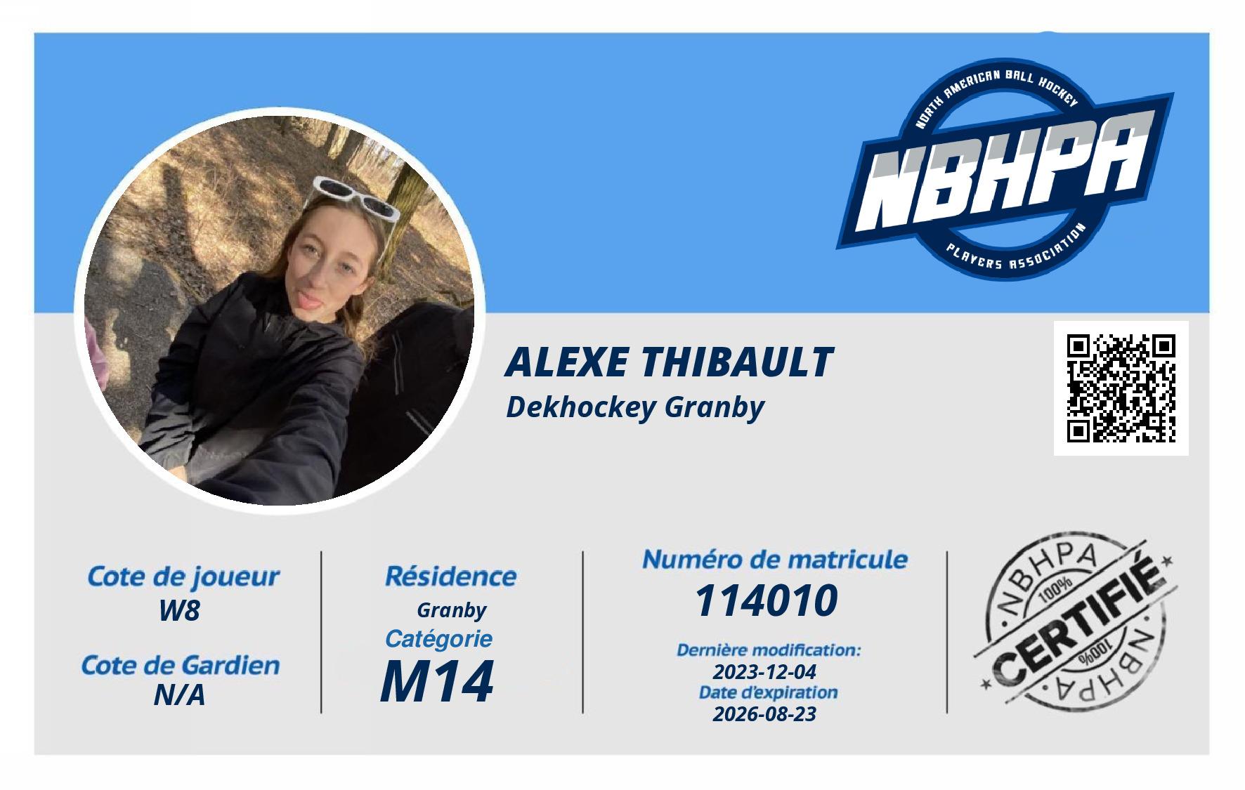 Alexe Thibault