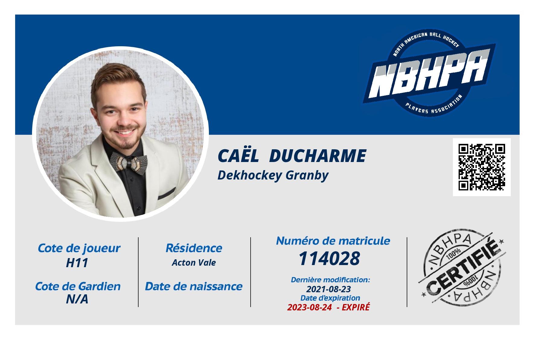 Caël  Ducharme