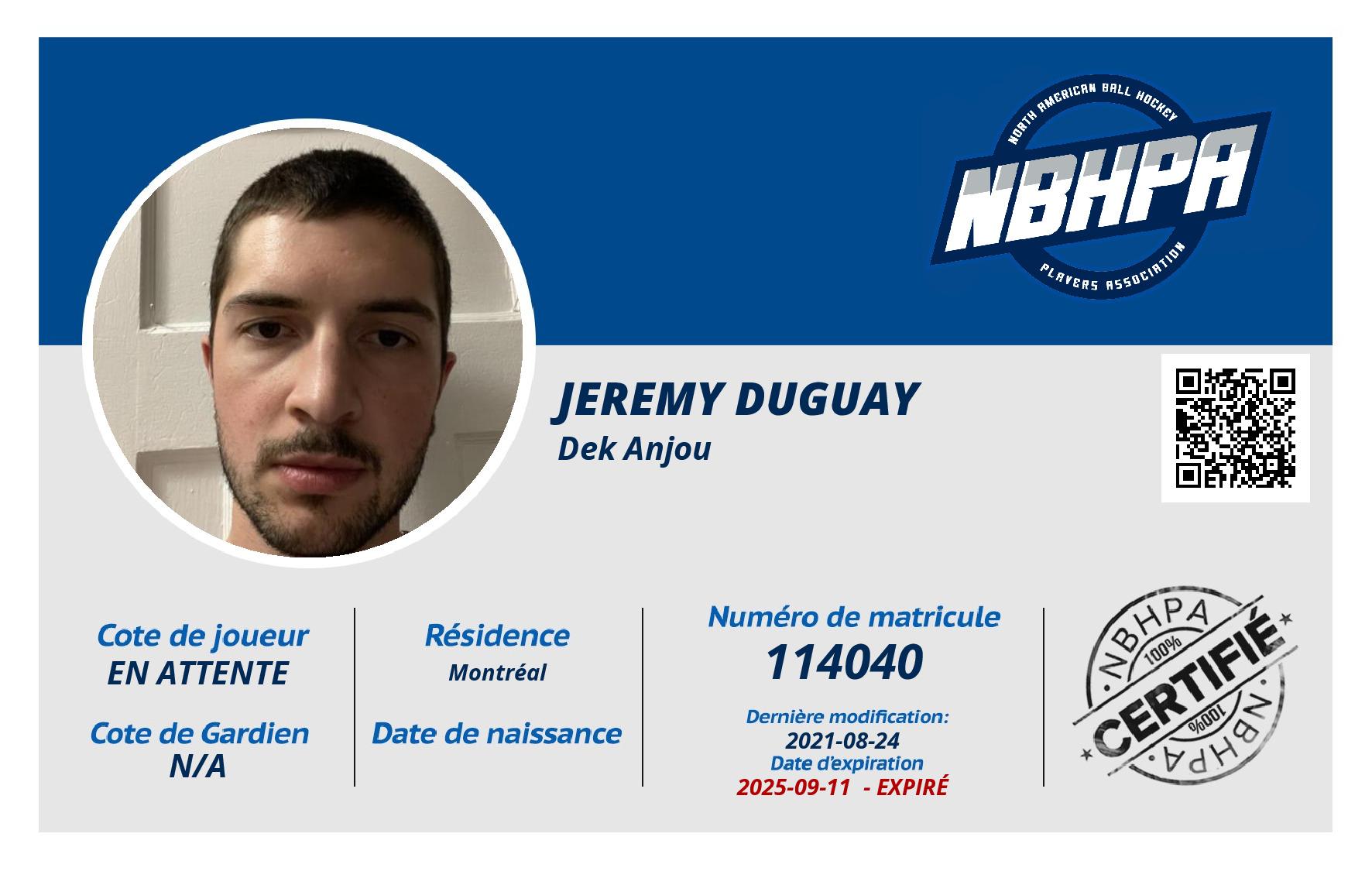 Jeremy Duguay