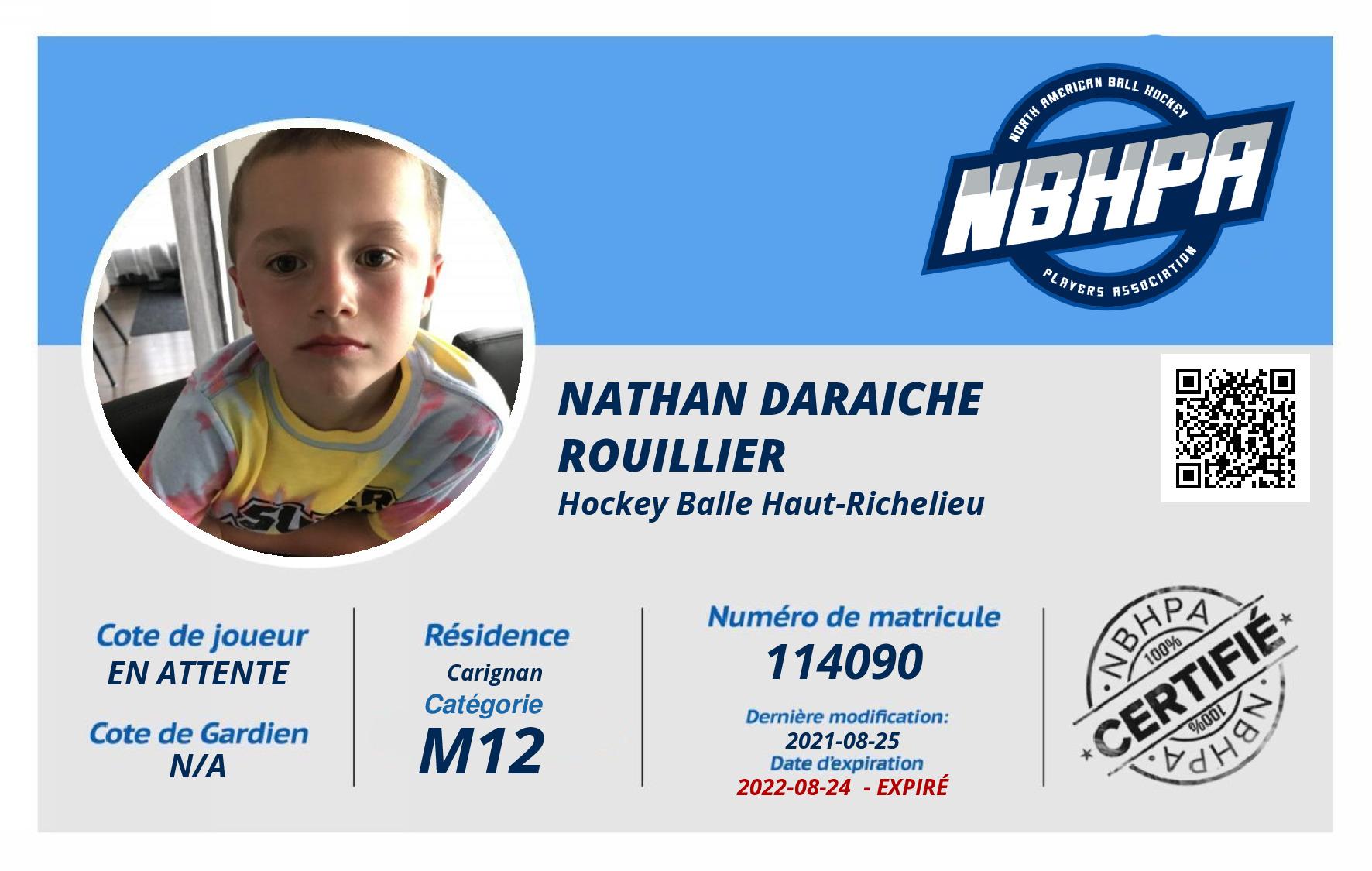 Nathan Daraiche Rouillier