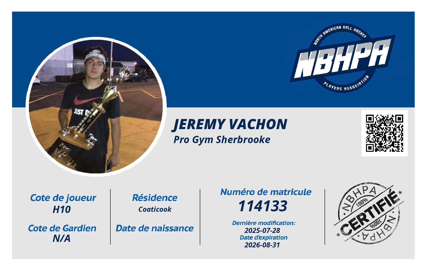 Jeremy Vachon