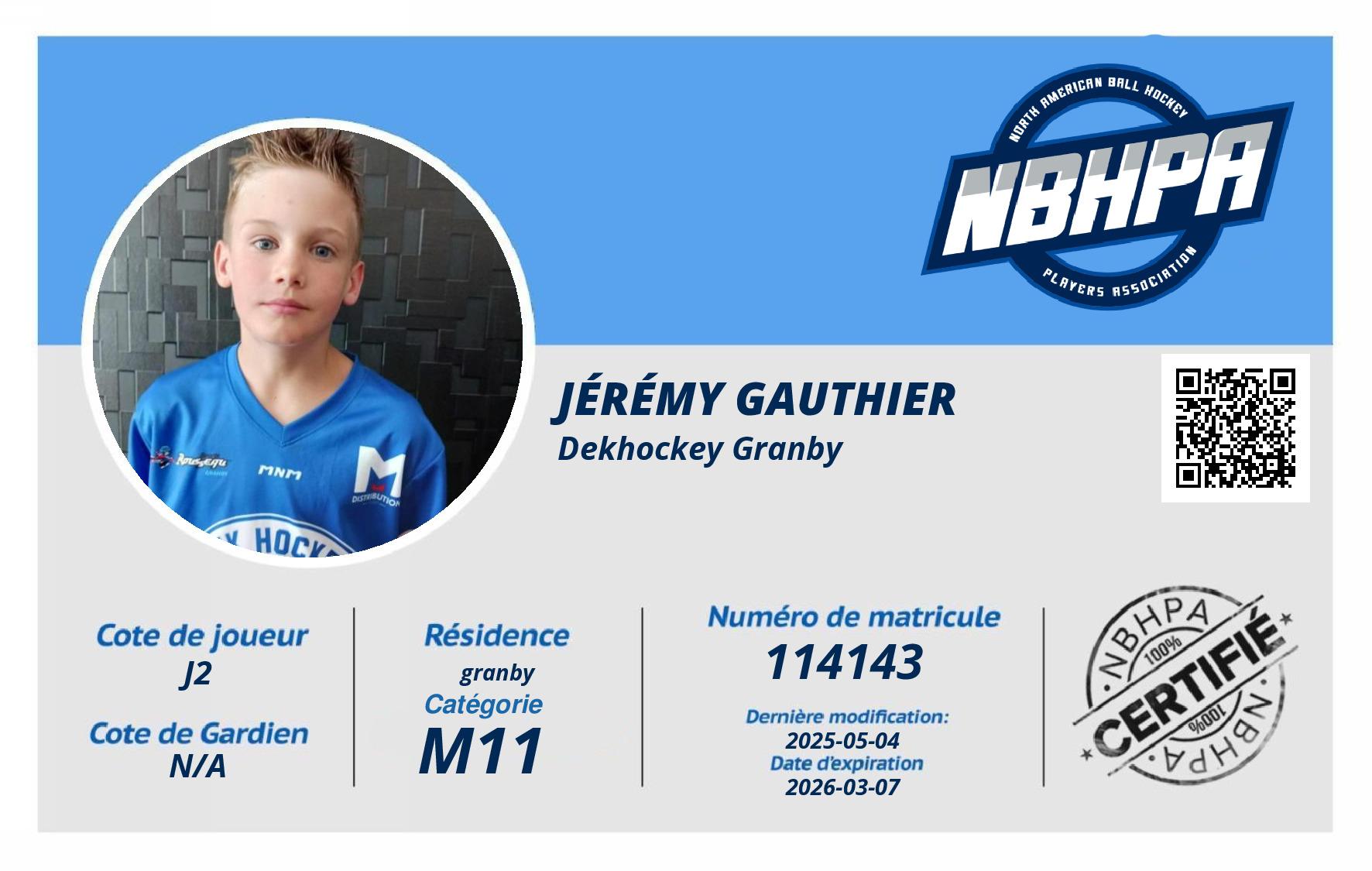 Jérémy Gauthier