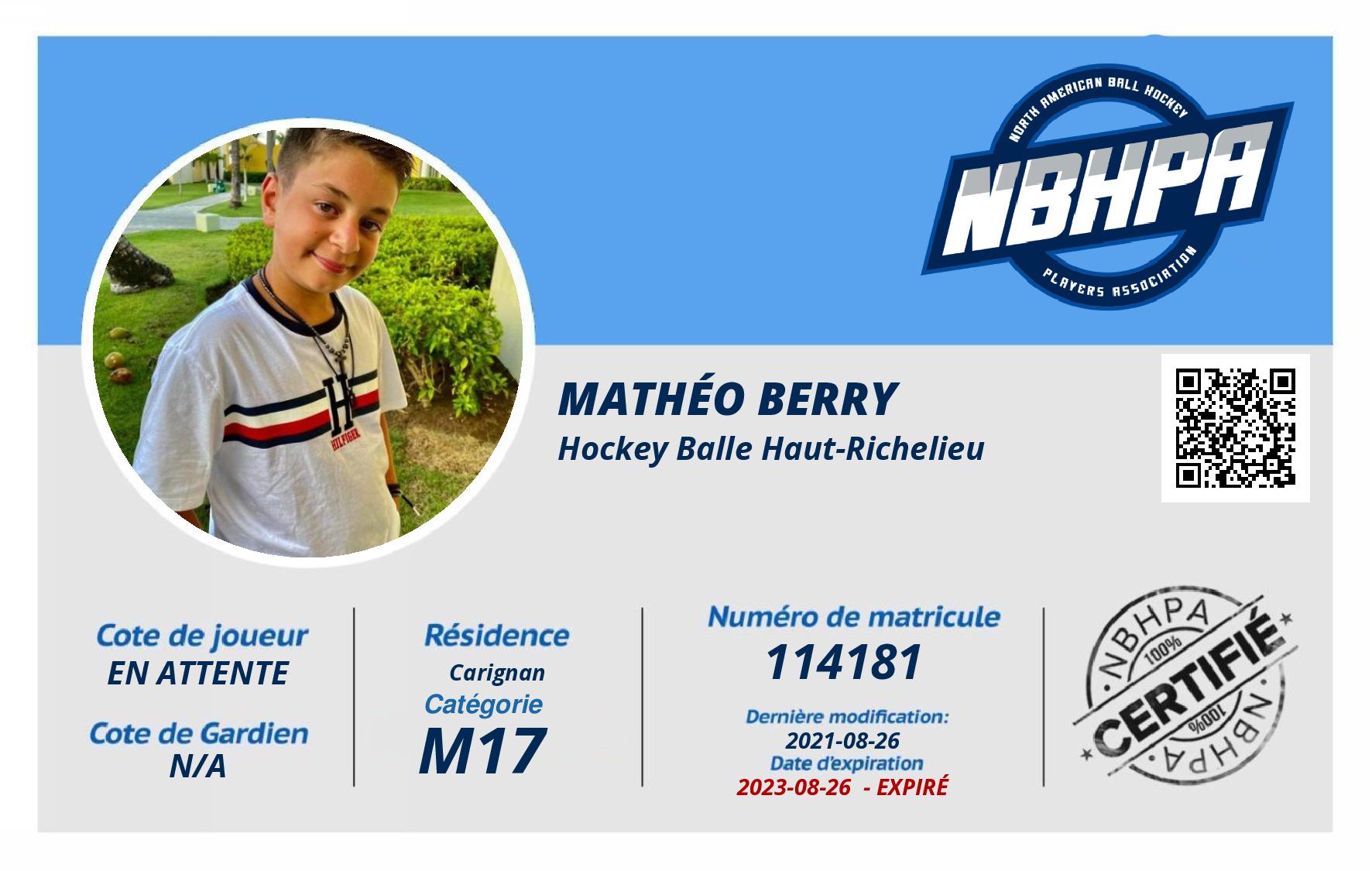 Mathéo Berry