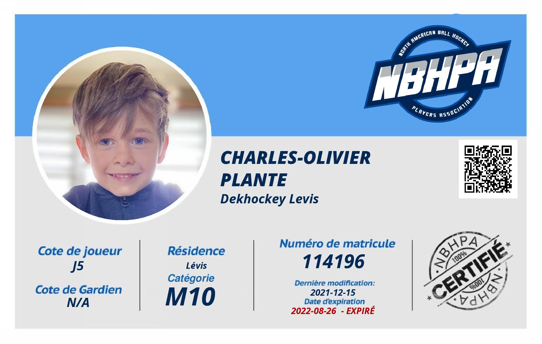 Charles-Olivier  Plante 
