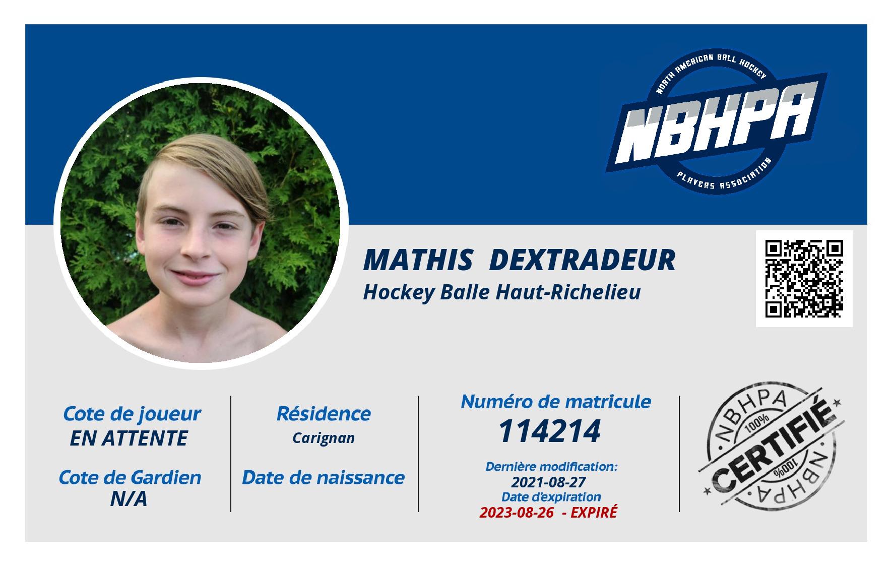 Mathis  Dextradeur