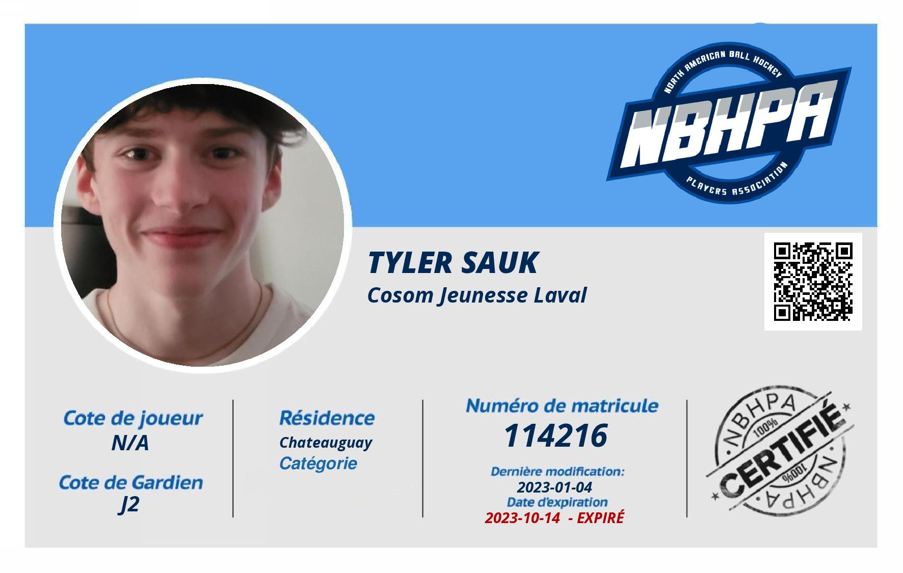 Tyler Sauk