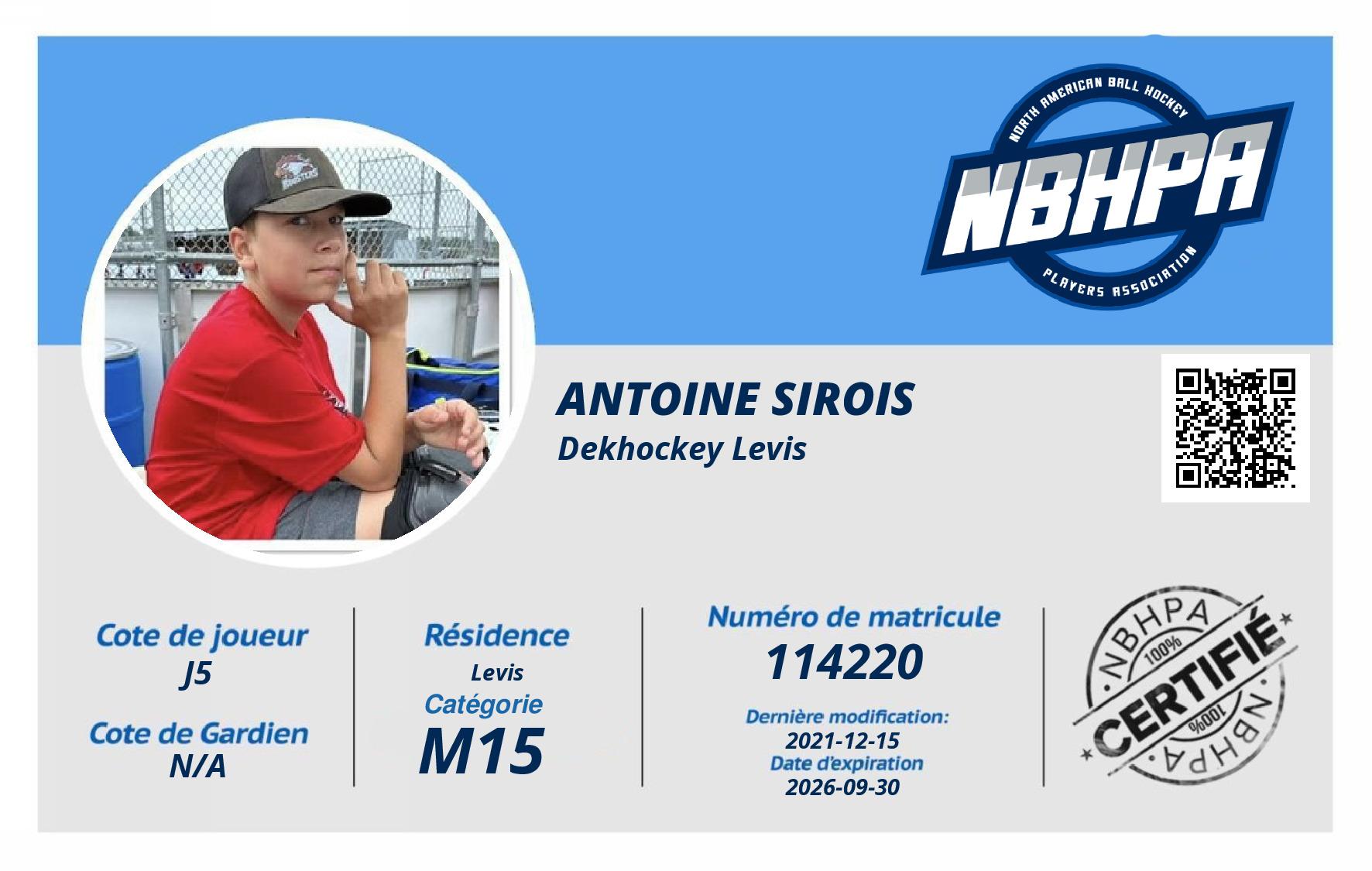 Antoine Sirois