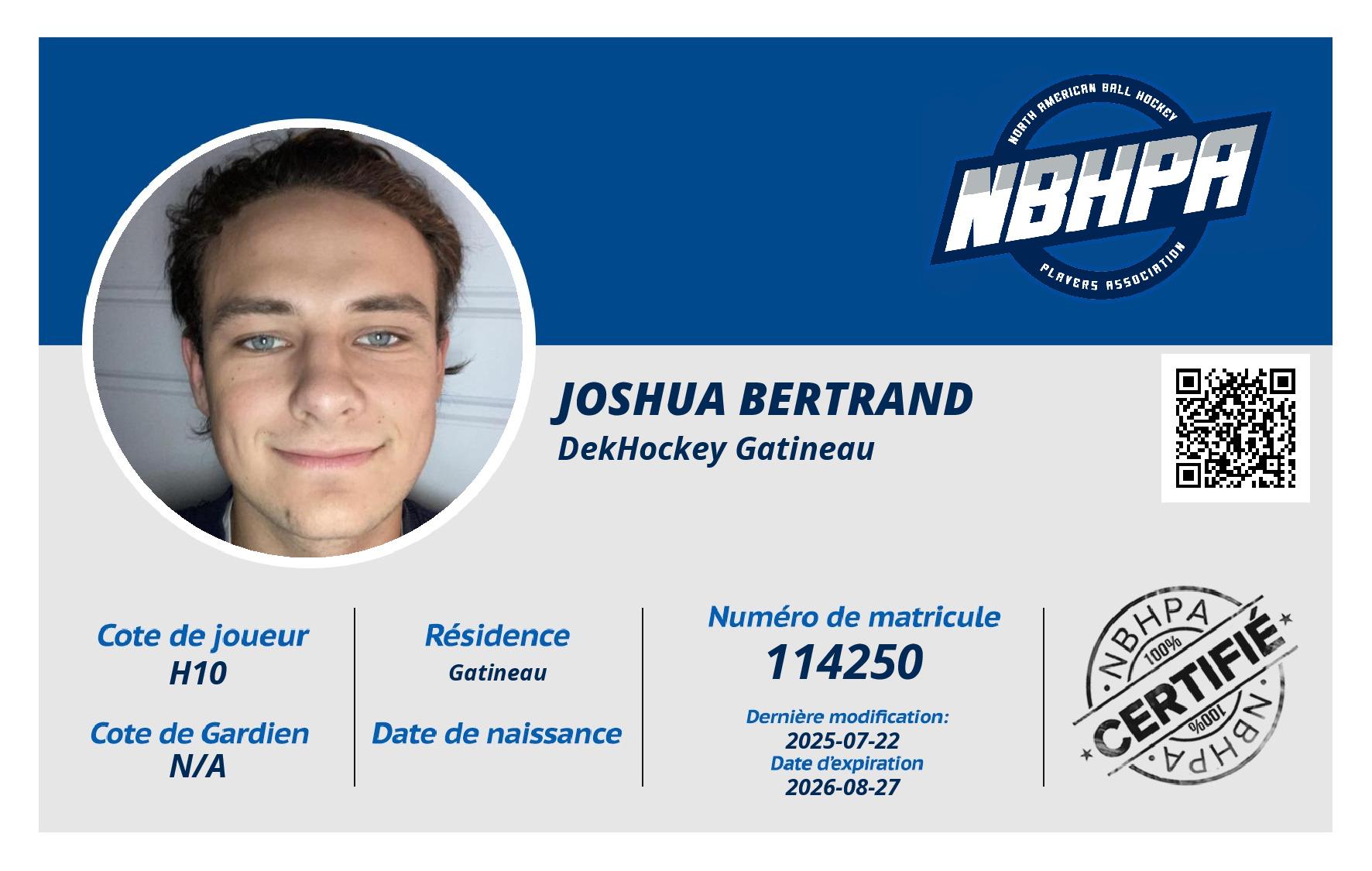 Joshua Bertrand