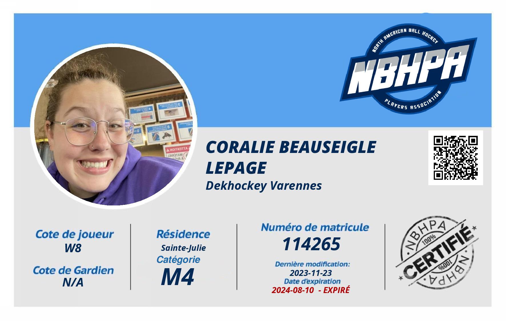 Coralie Beauseigle Lepage