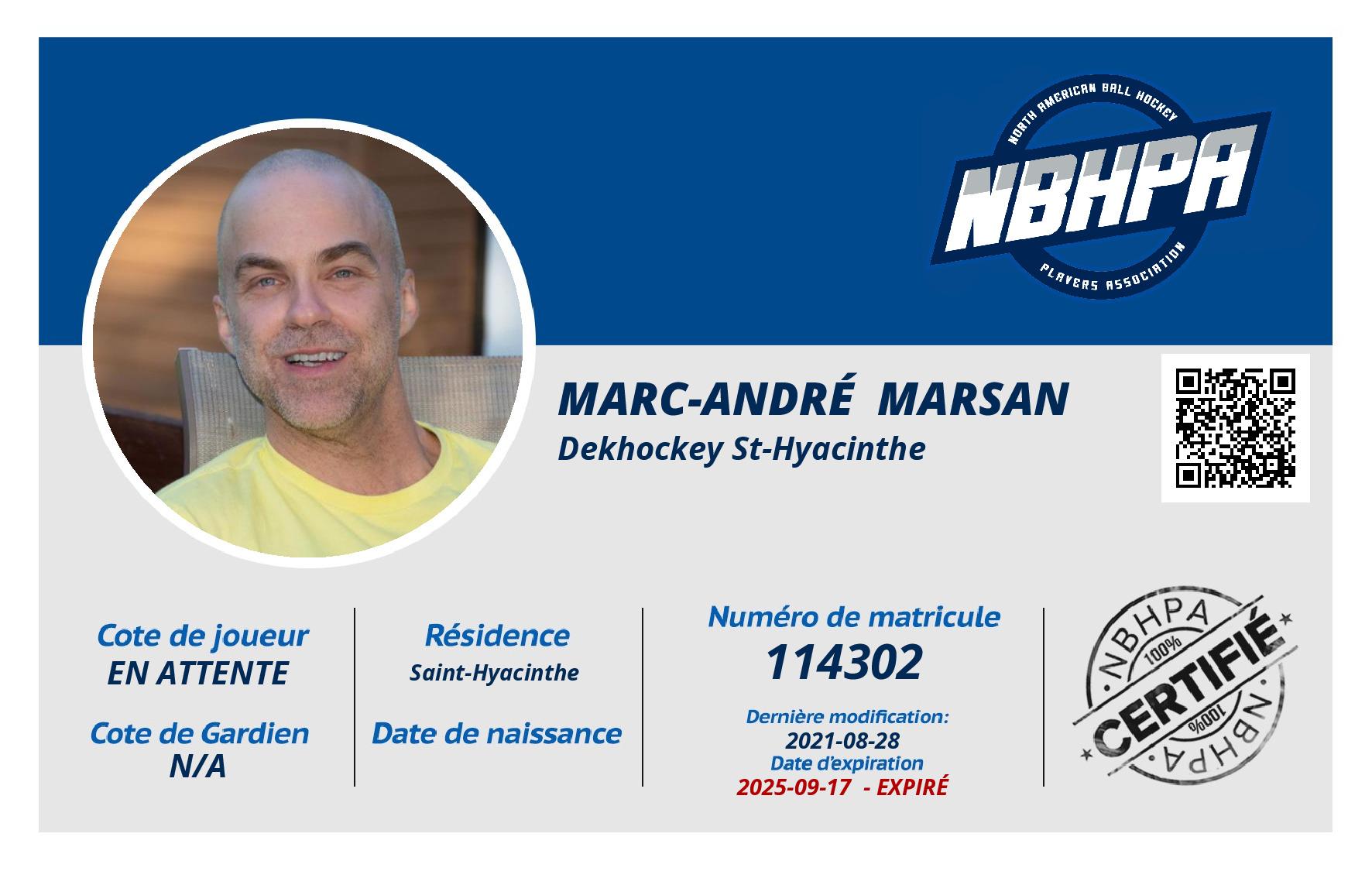 Marc-André  Marsan