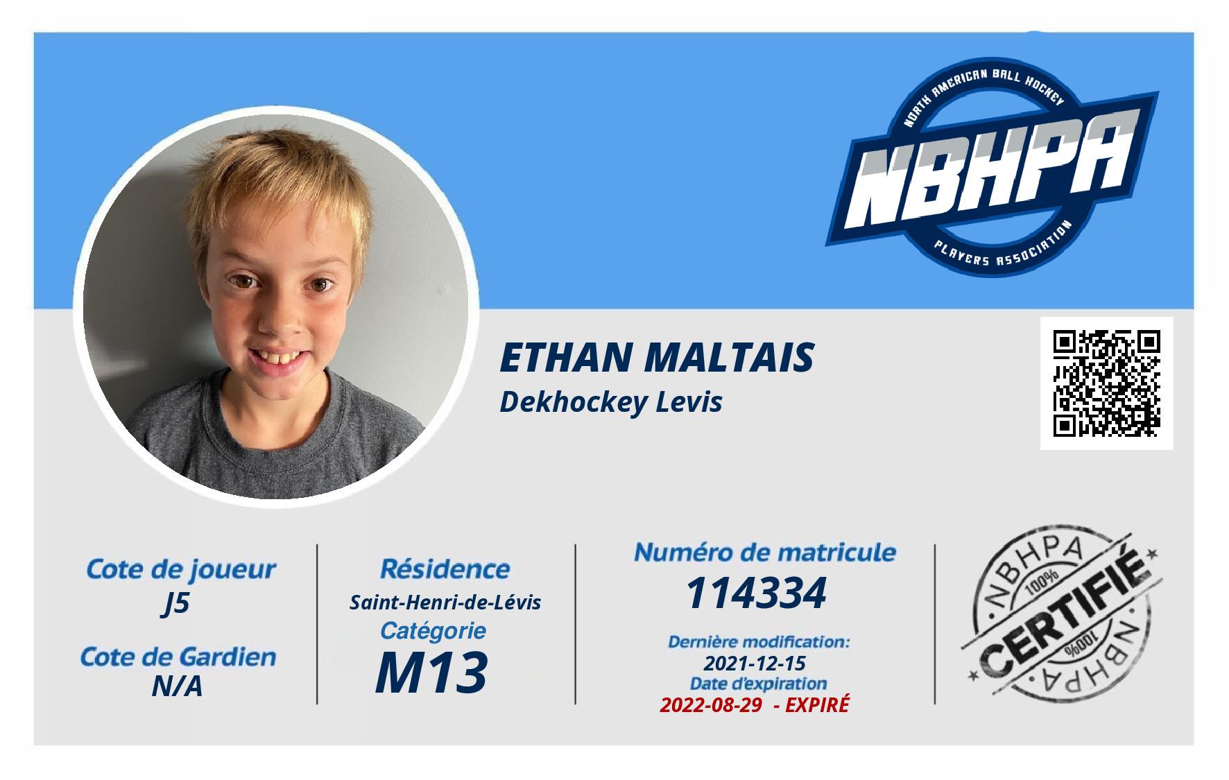 Ethan Maltais