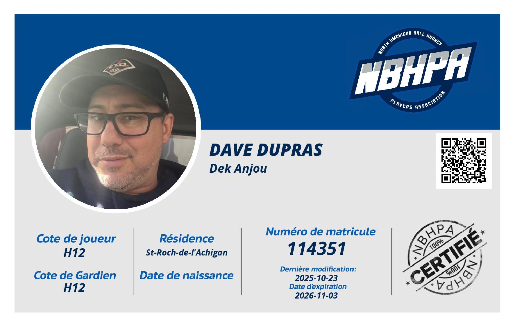 Dave Dupras 