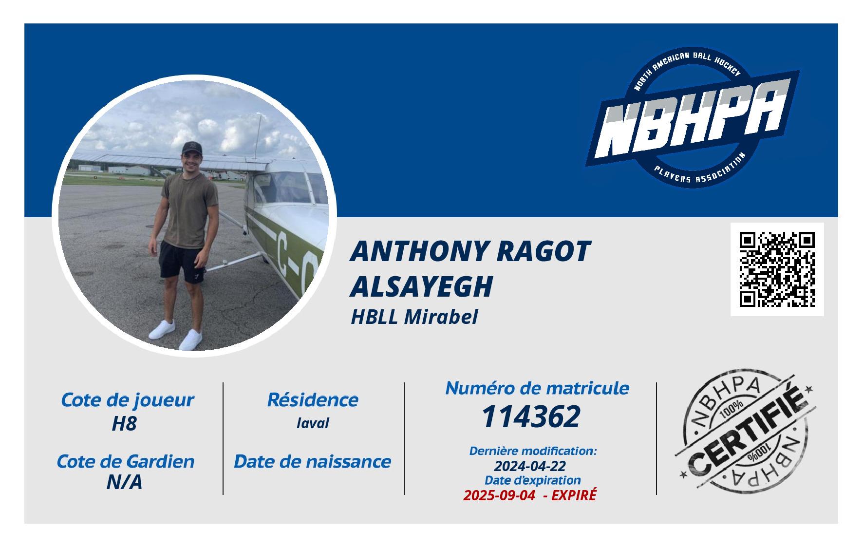 Anthony Ragot Alsayegh