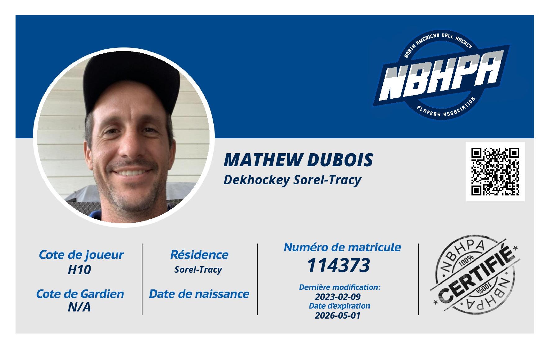 Mathew Dubois