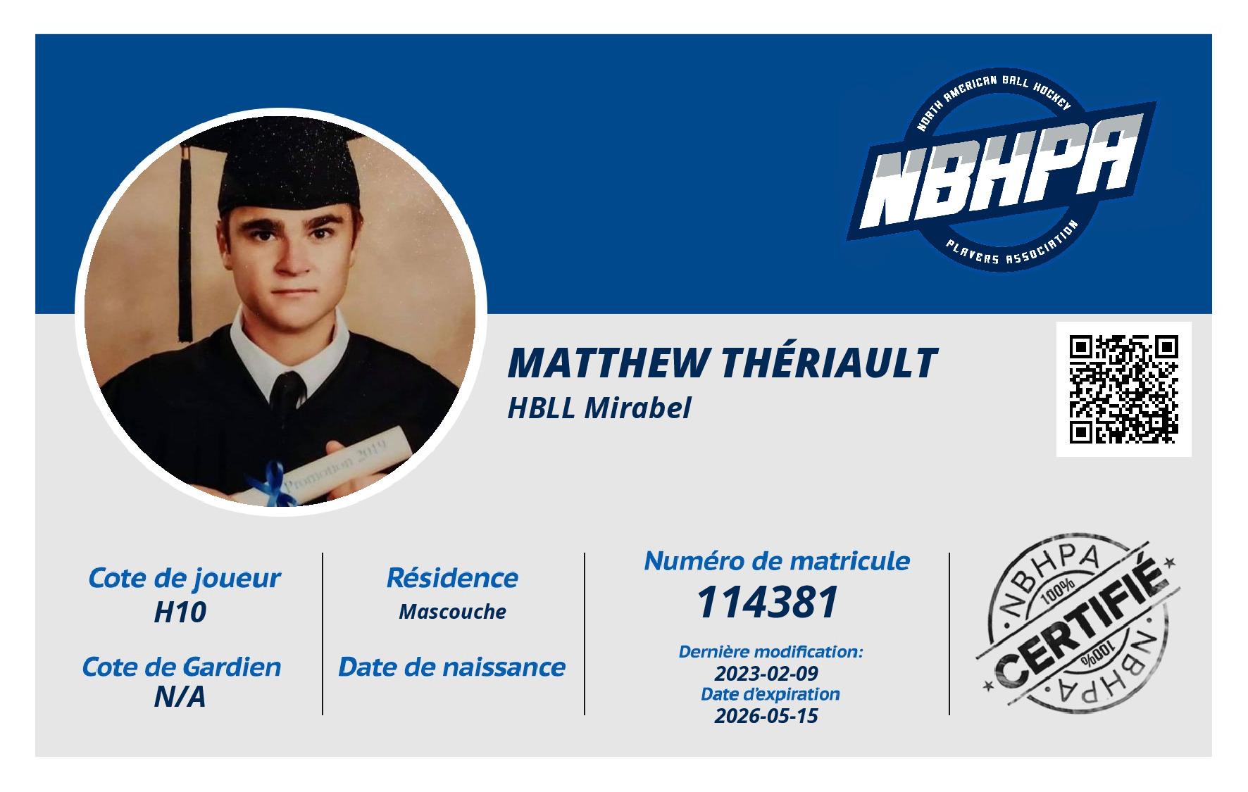Matthew Thériault
