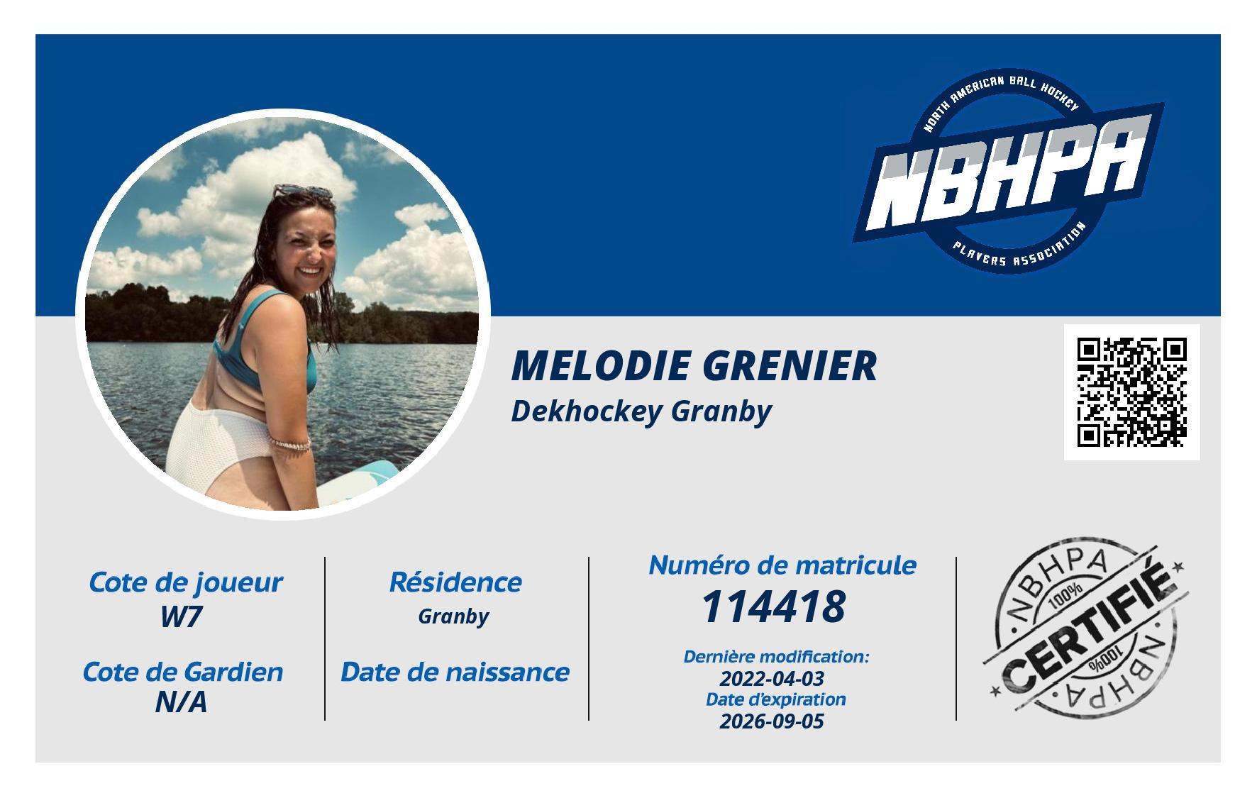 Melodie Grenier