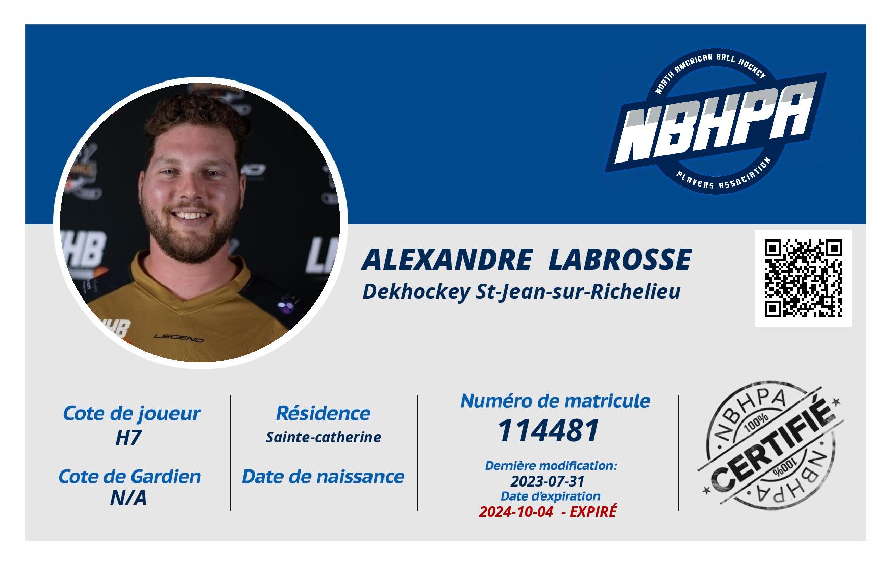Alexandre  Labrosse