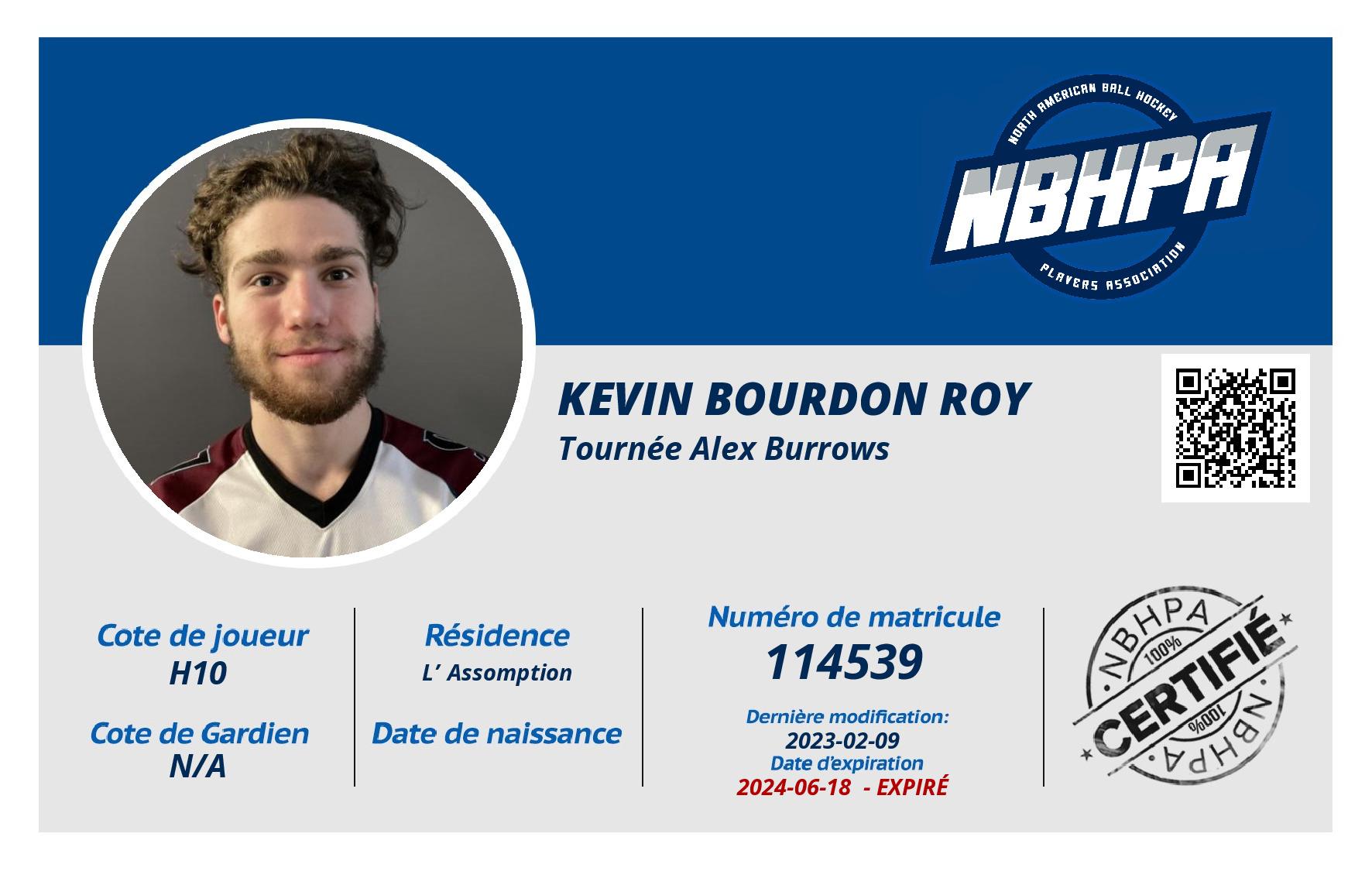 Kevin Bourdon Roy