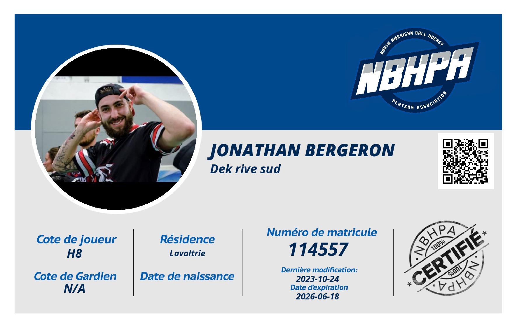 Jonathan Bergeron