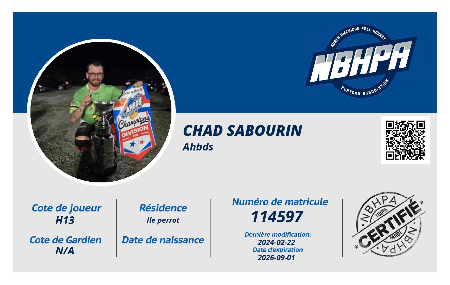 Chad Sabourin 