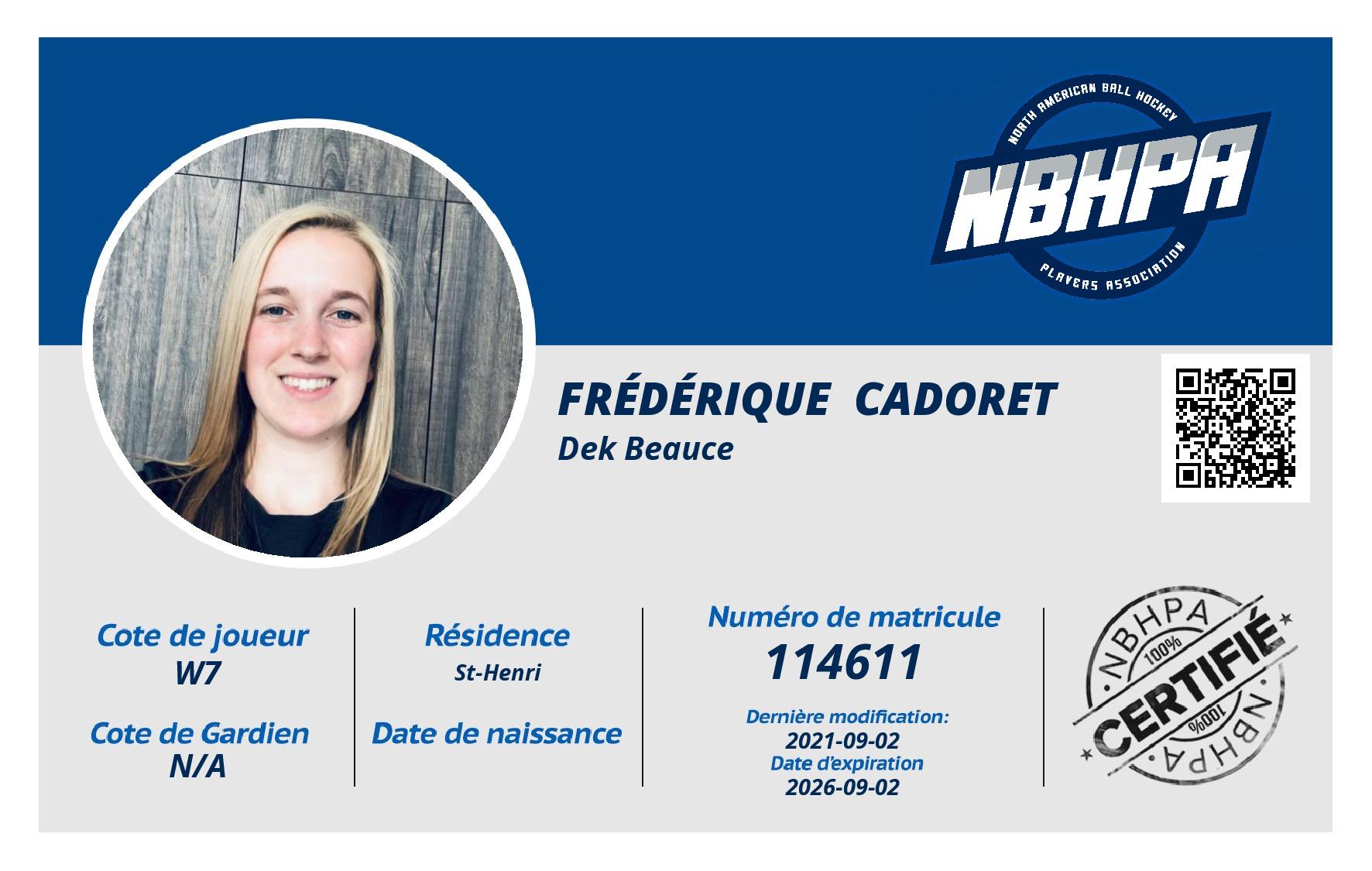 Frédérique  Cadoret