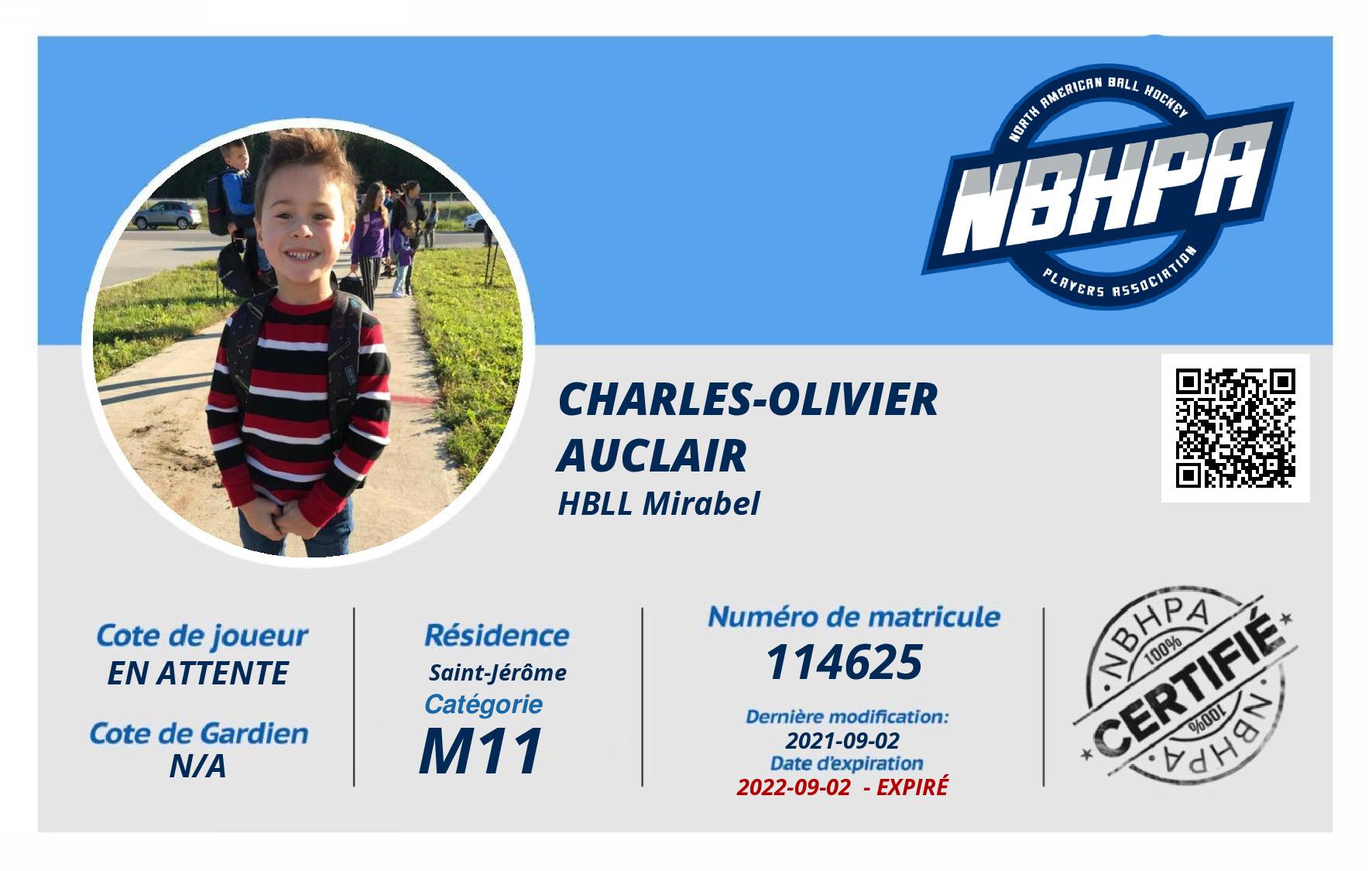 Charles-Olivier  Auclair