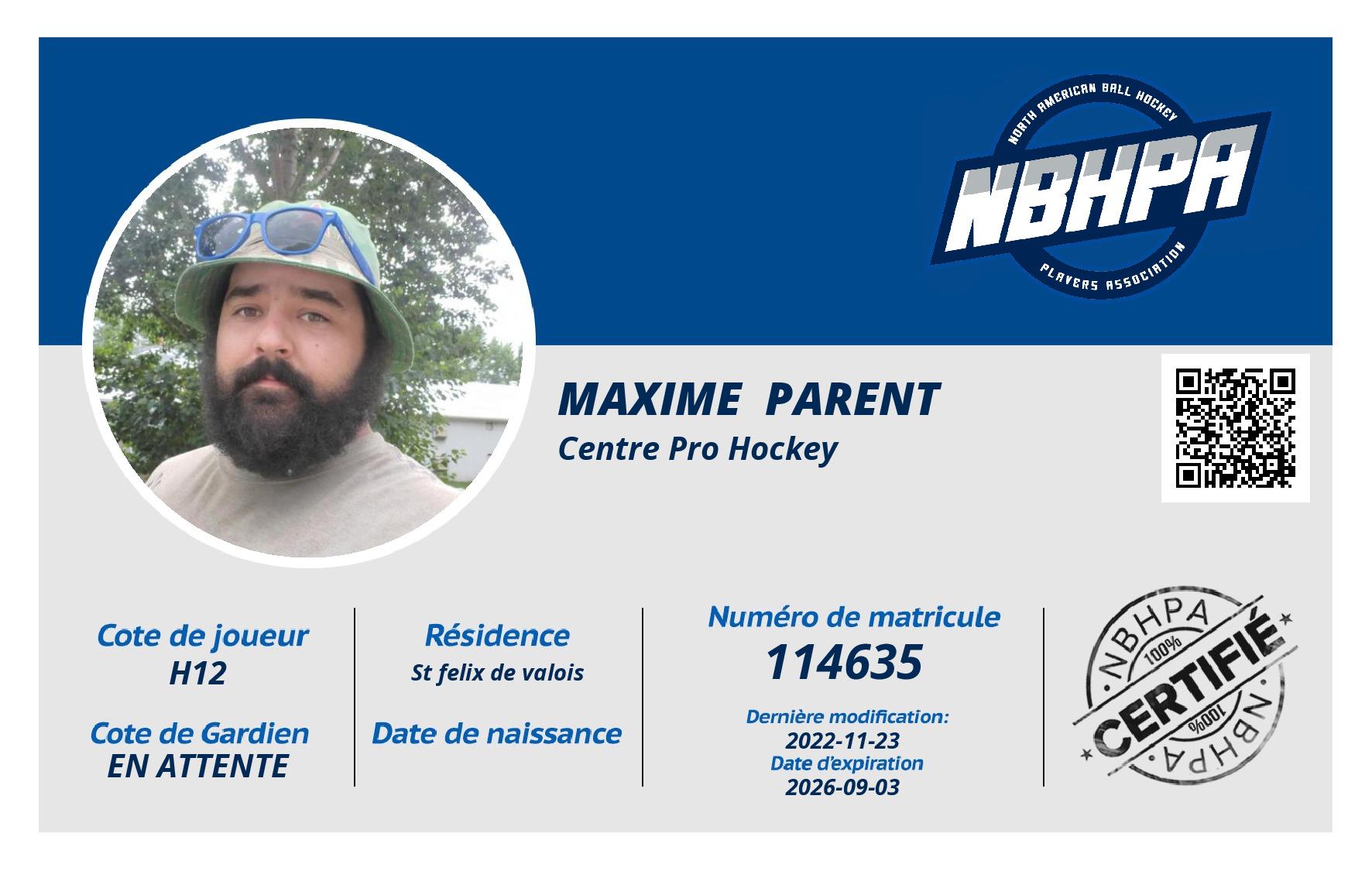 Maxime  Parent