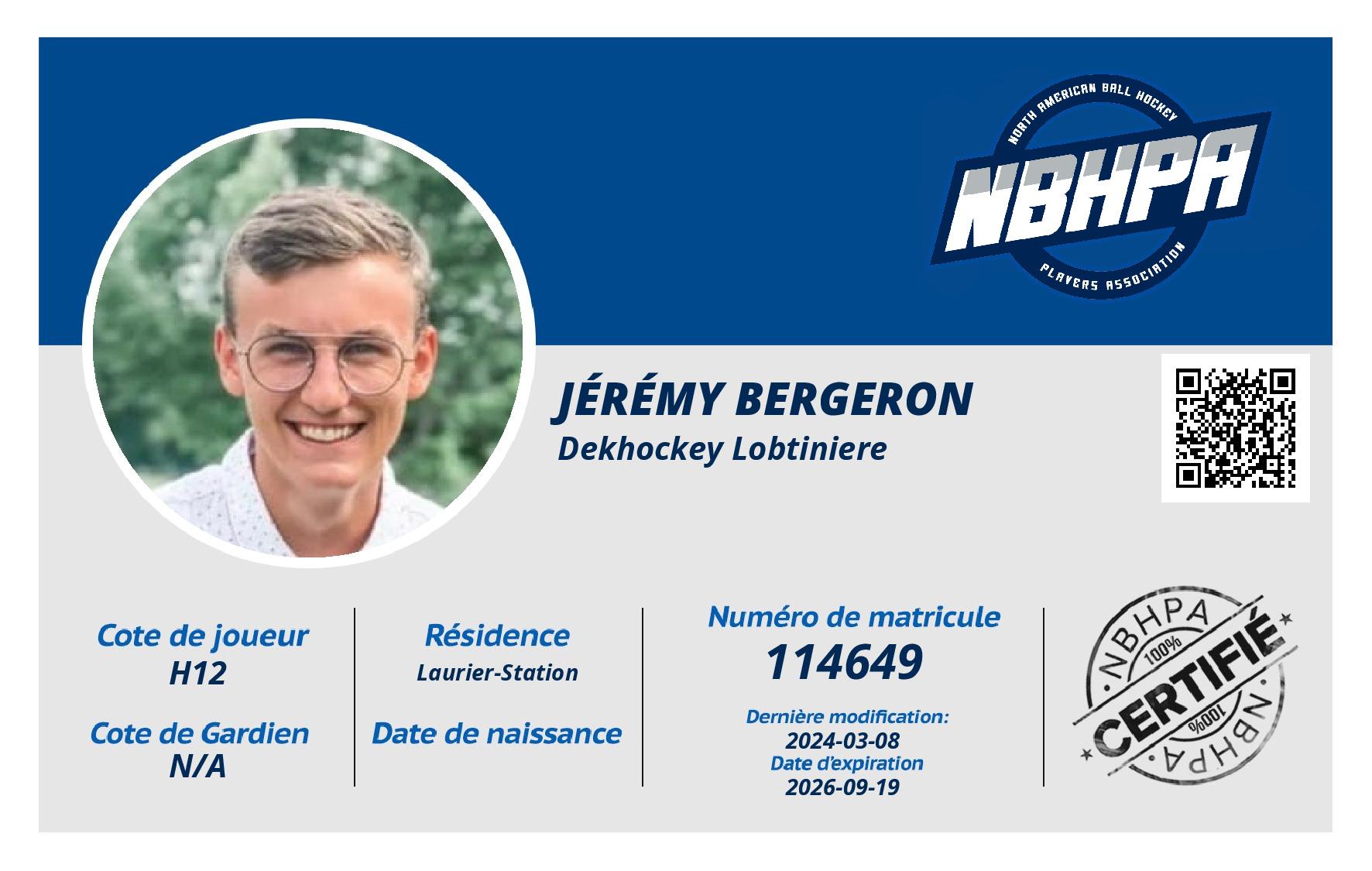 Jérémy Bergeron