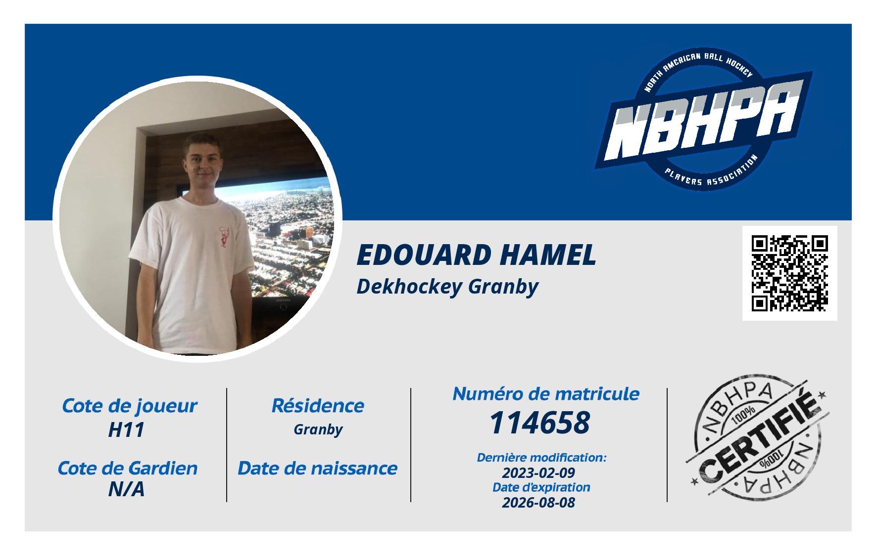 Edouard Hamel