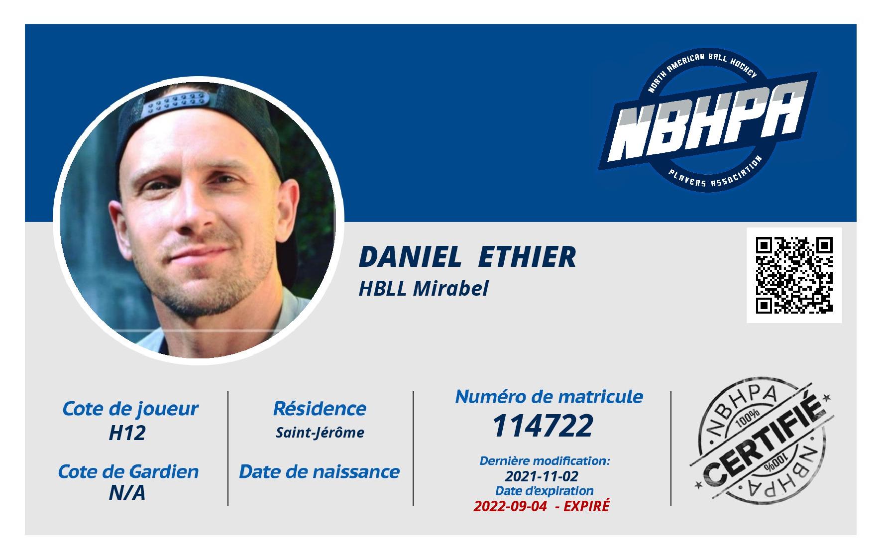 Daniel  Ethier