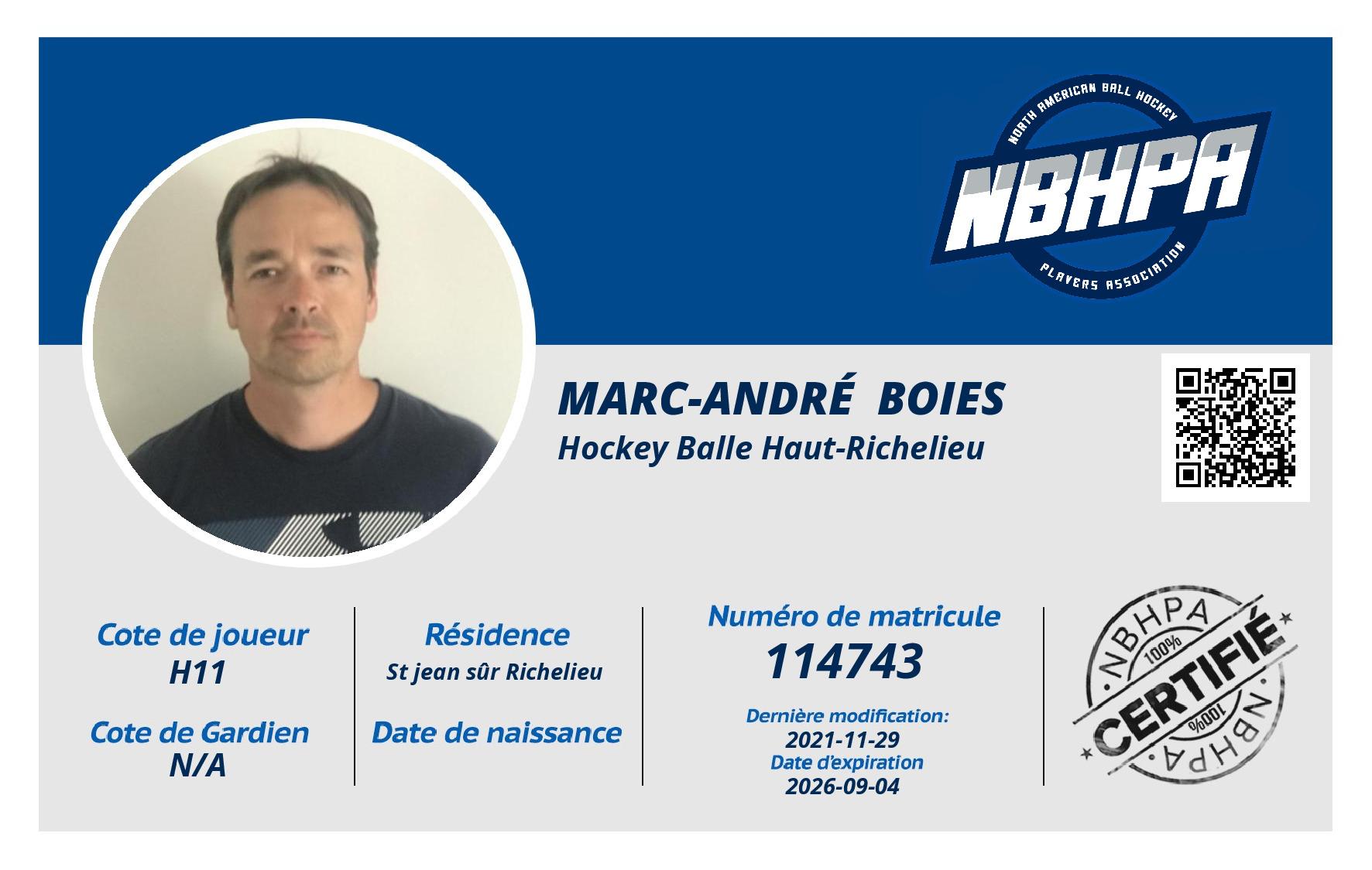 Marc-André  Boies