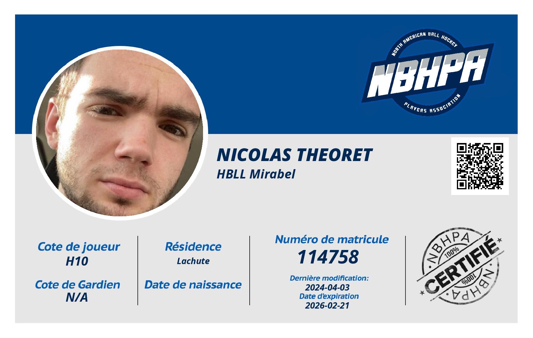 Nicolas Theoret