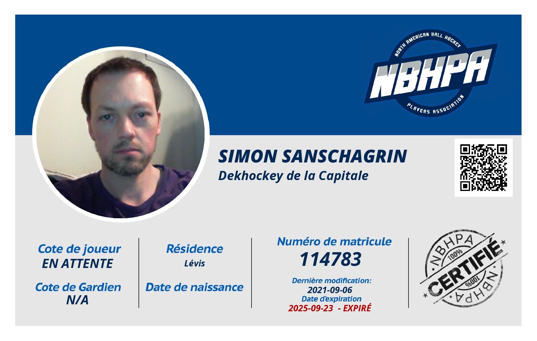 Simon Sanschagrin