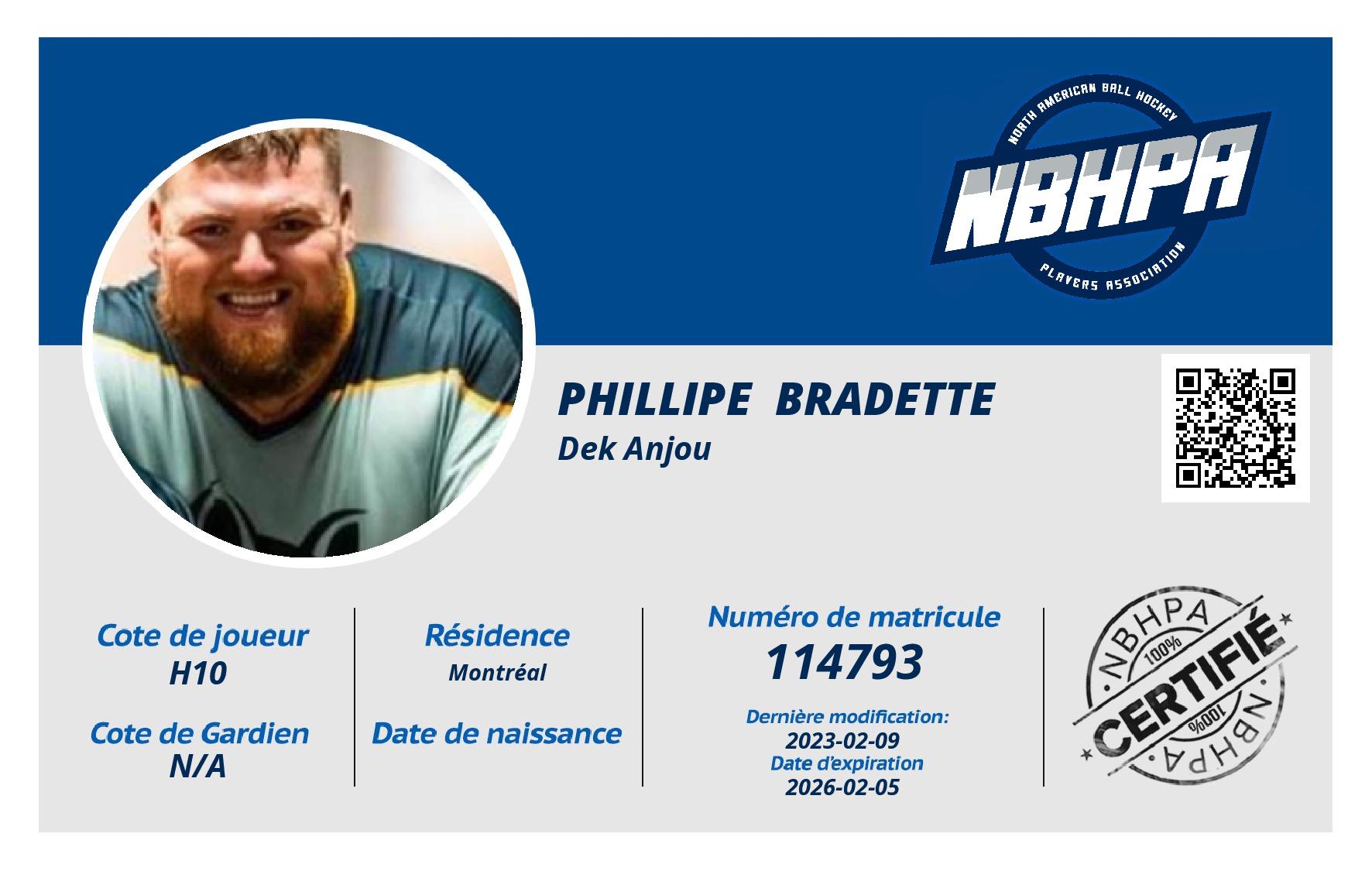 Phillipe  Bradette 