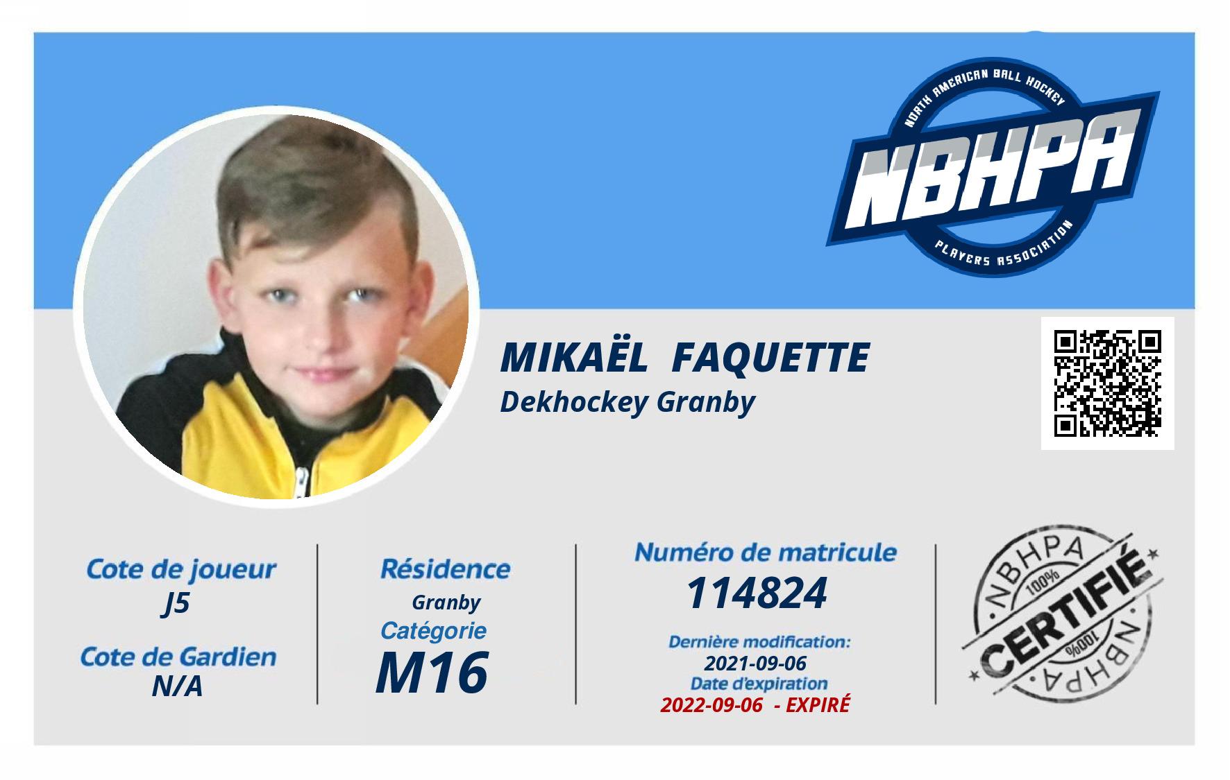 Mikaël  Faquette