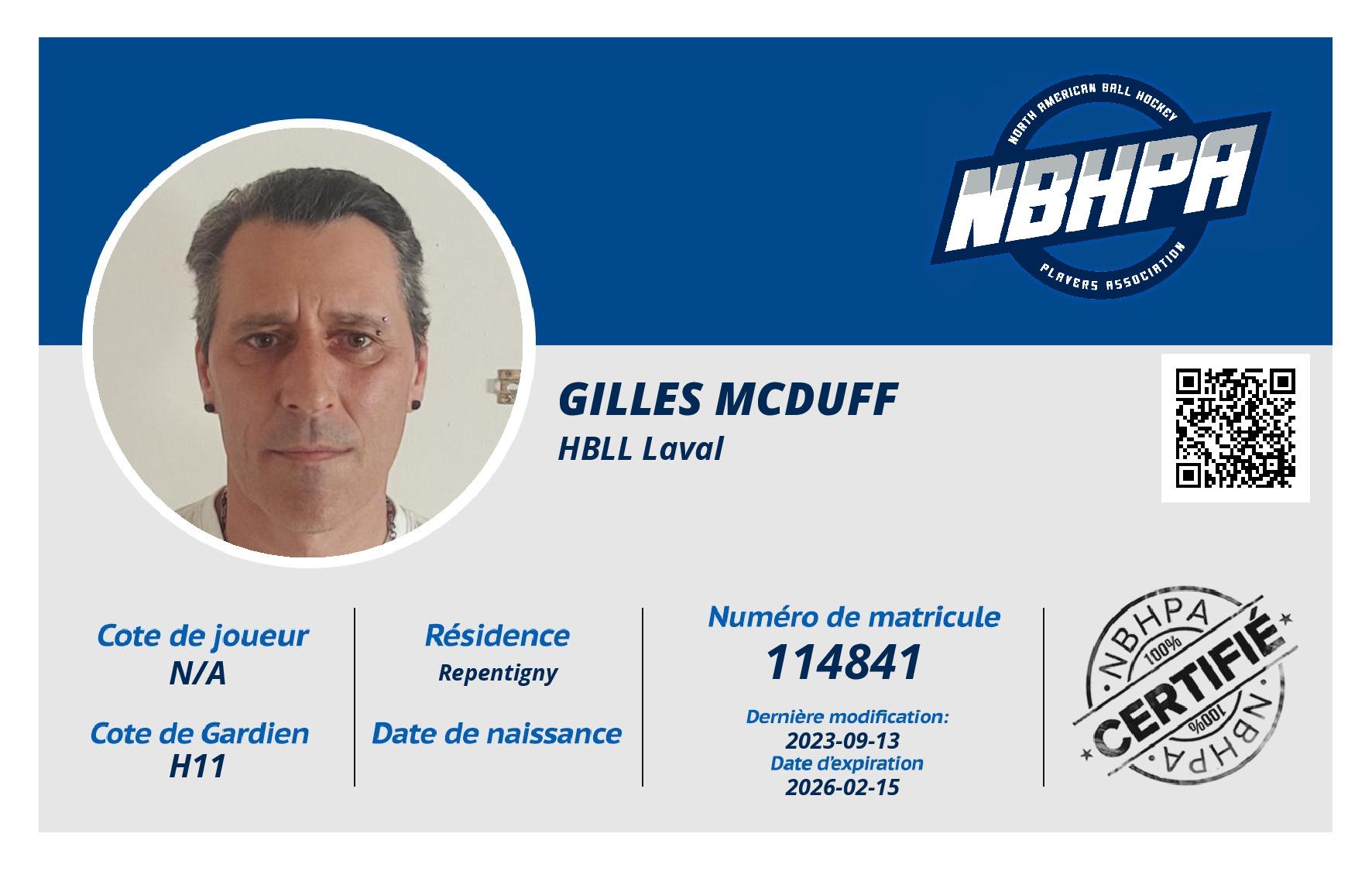Gilles McDuff