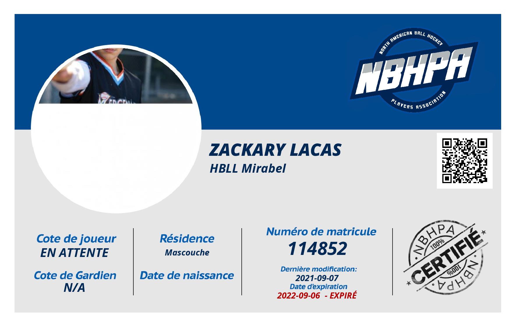Zackary Lacas
