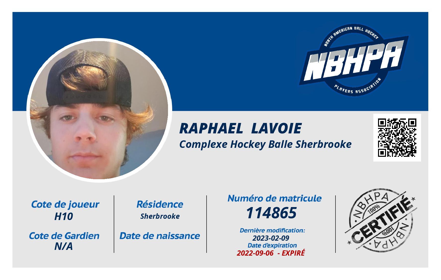 Raphael  Lavoie