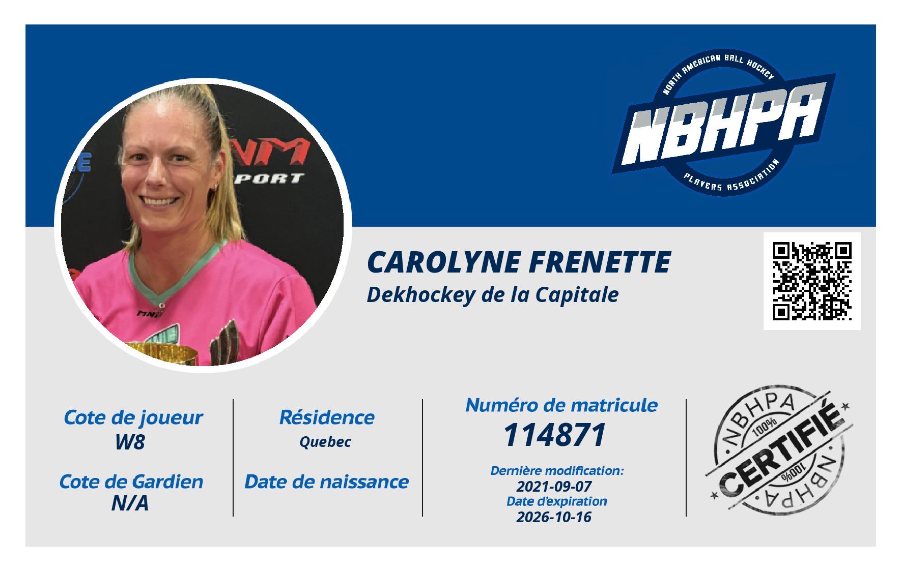 Carolyne Frenette
