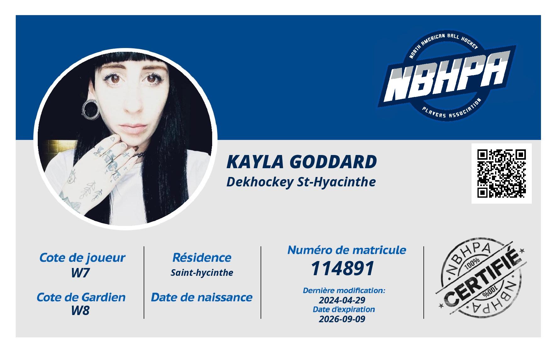 Kayla Goddard