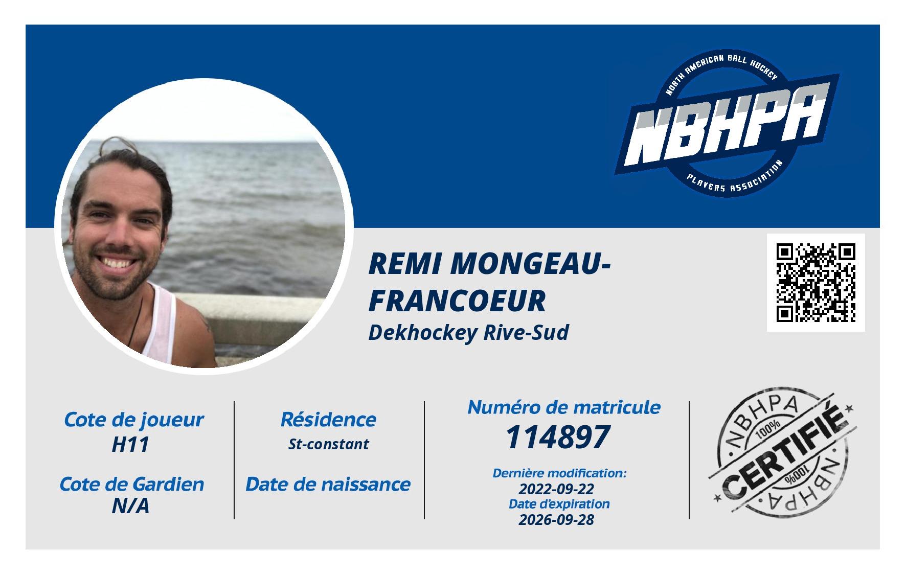 Remi Mongeau-Francoeur