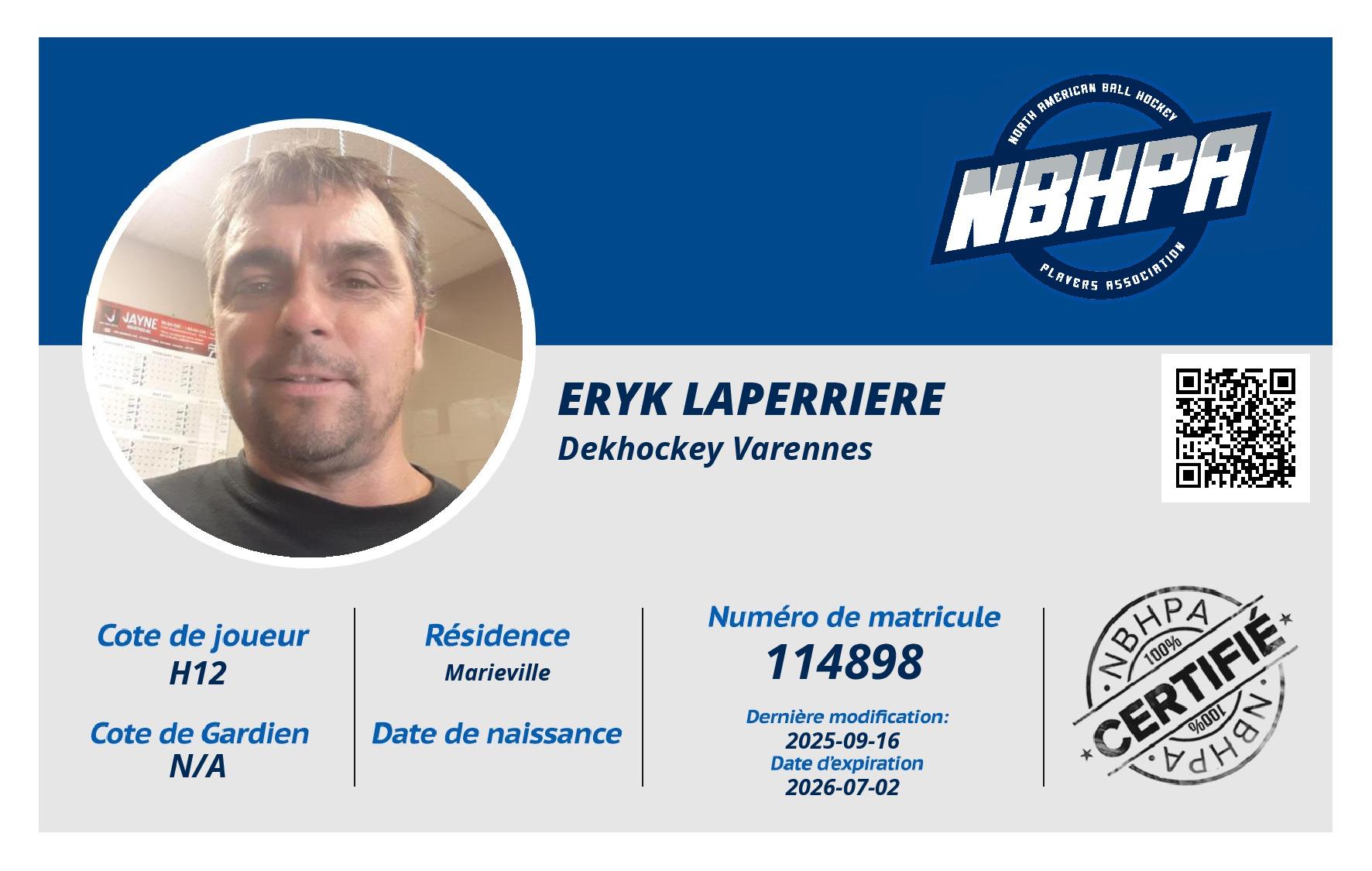 Eryk Laperriere