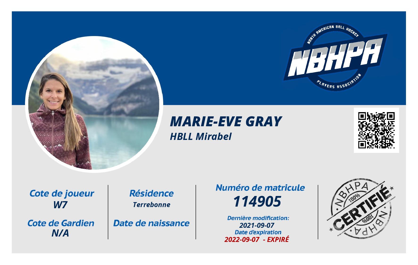 Marie-Eve Gray