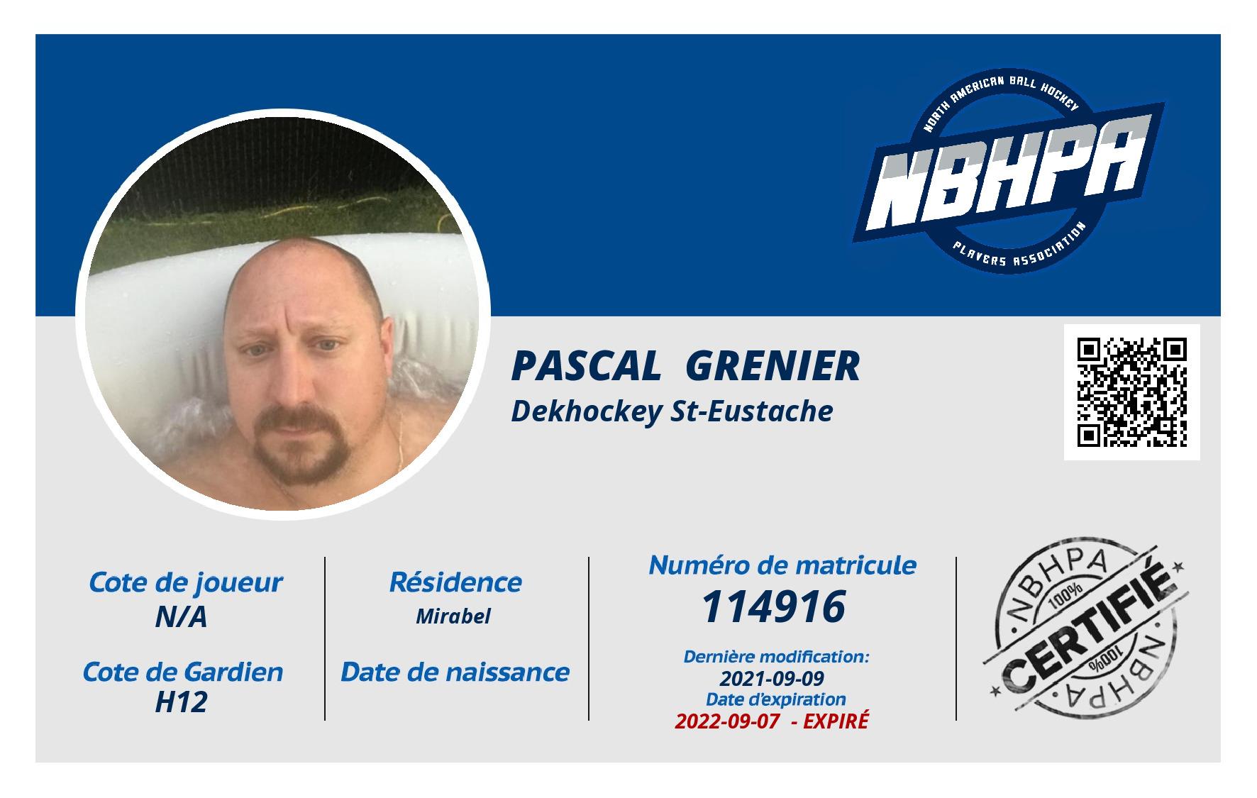 Pascal  Grenier 