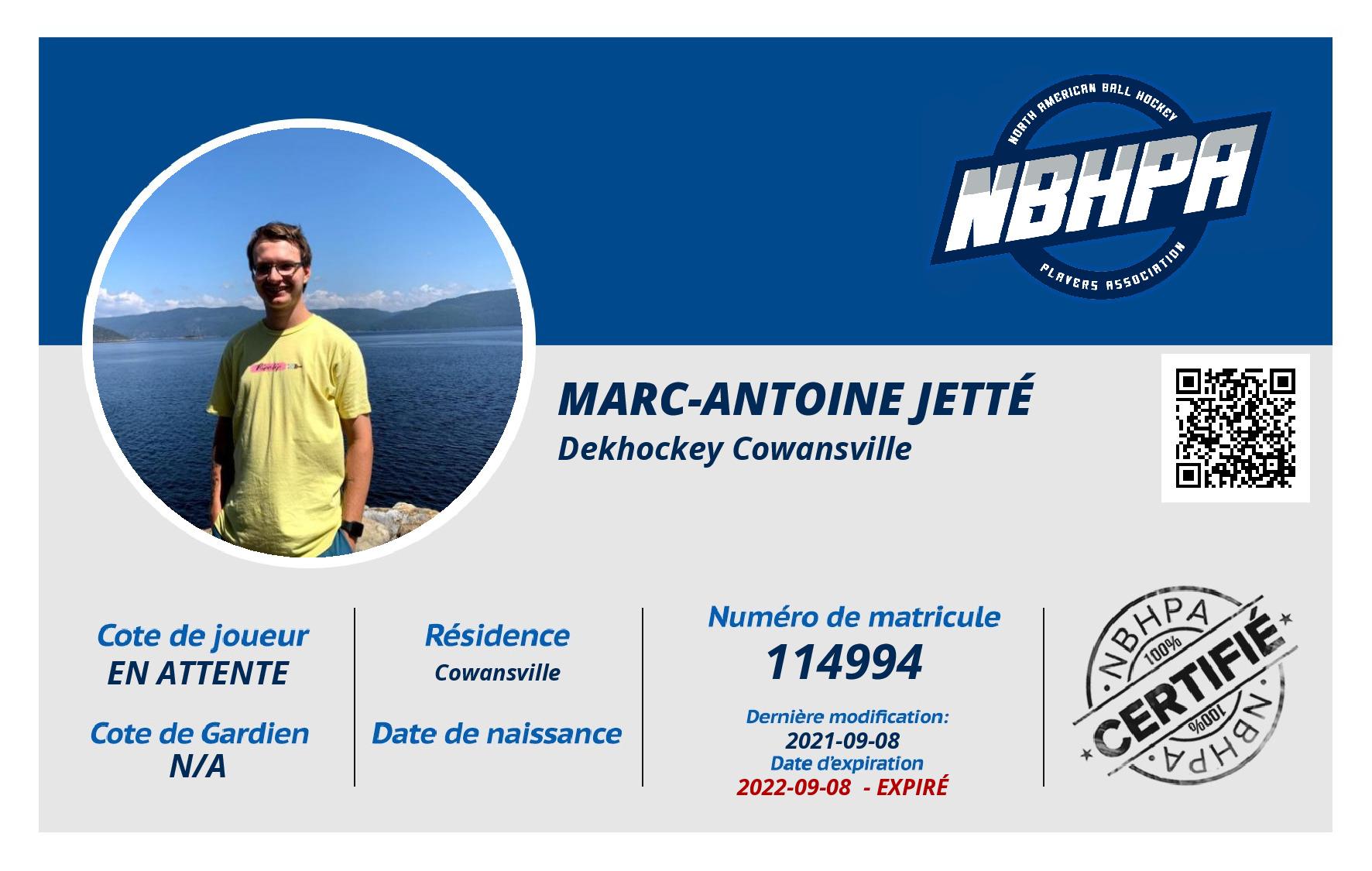 Marc-Antoine Jetté